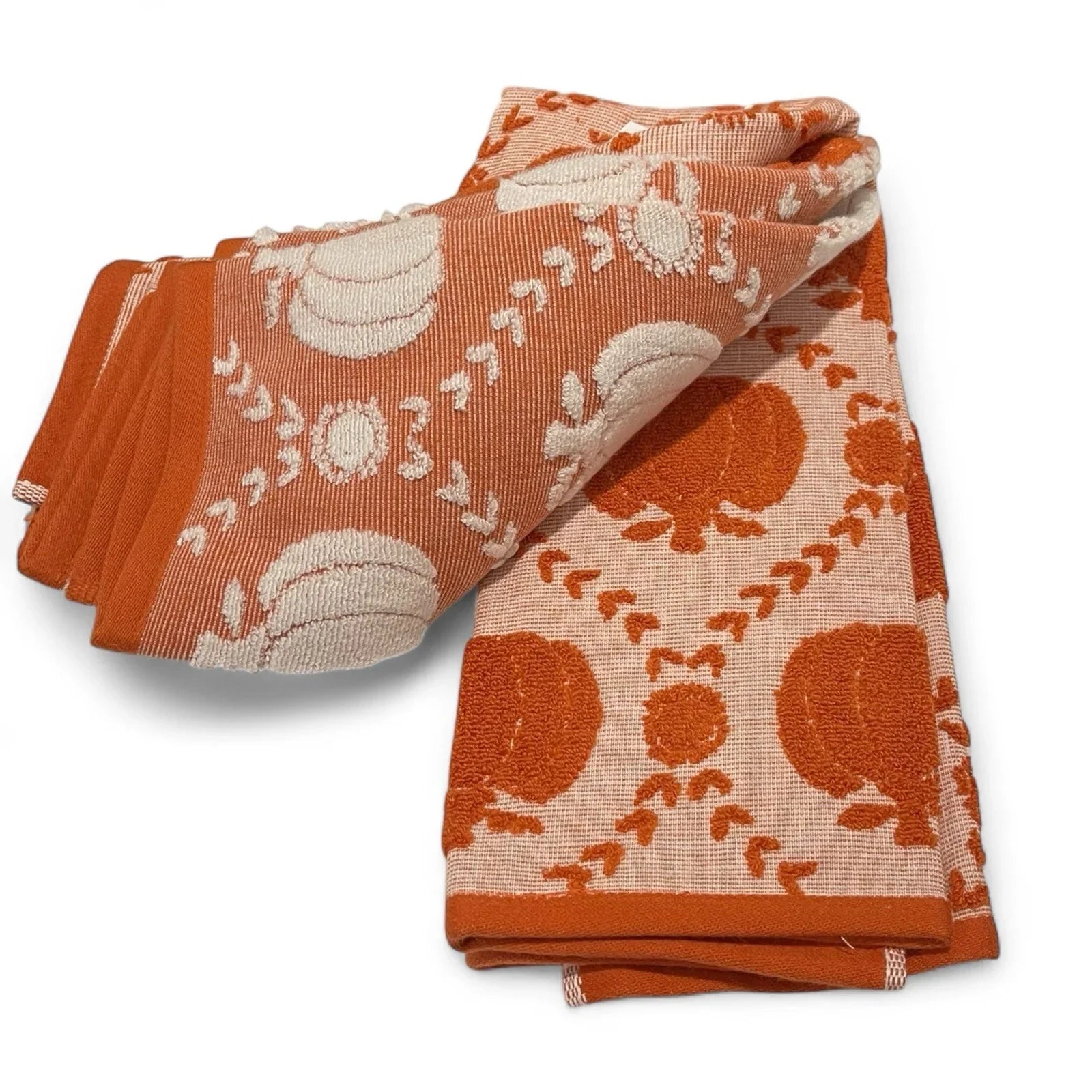 Rachel Ashwell Fall Pumpkin Farmhouse Kitchen Towel Set 3-Piece - Trendiez U ♥