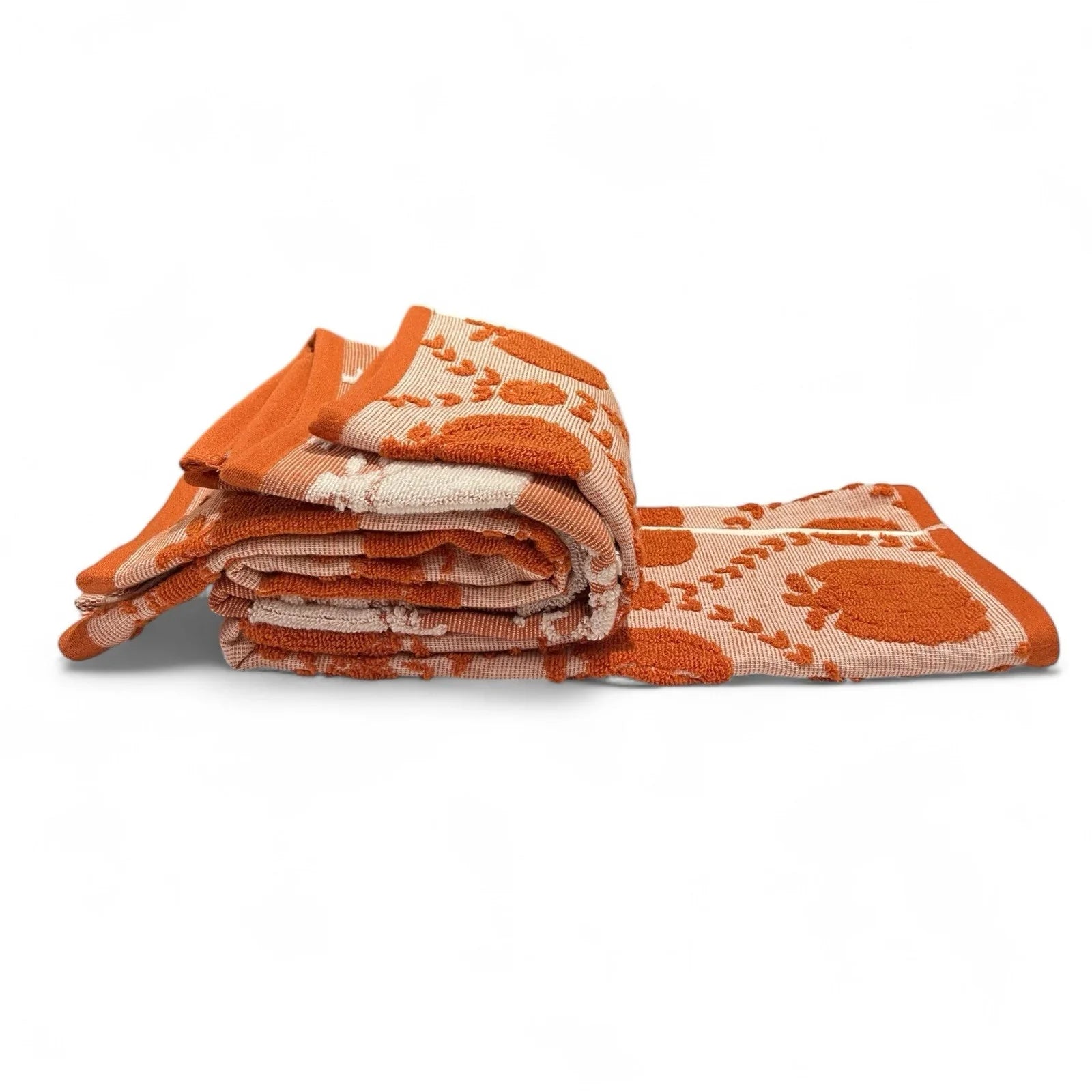 Rachel Ashwell Fall Pumpkin Farmhouse Kitchen Towel Set 3-Piece - Trendiez U ♥