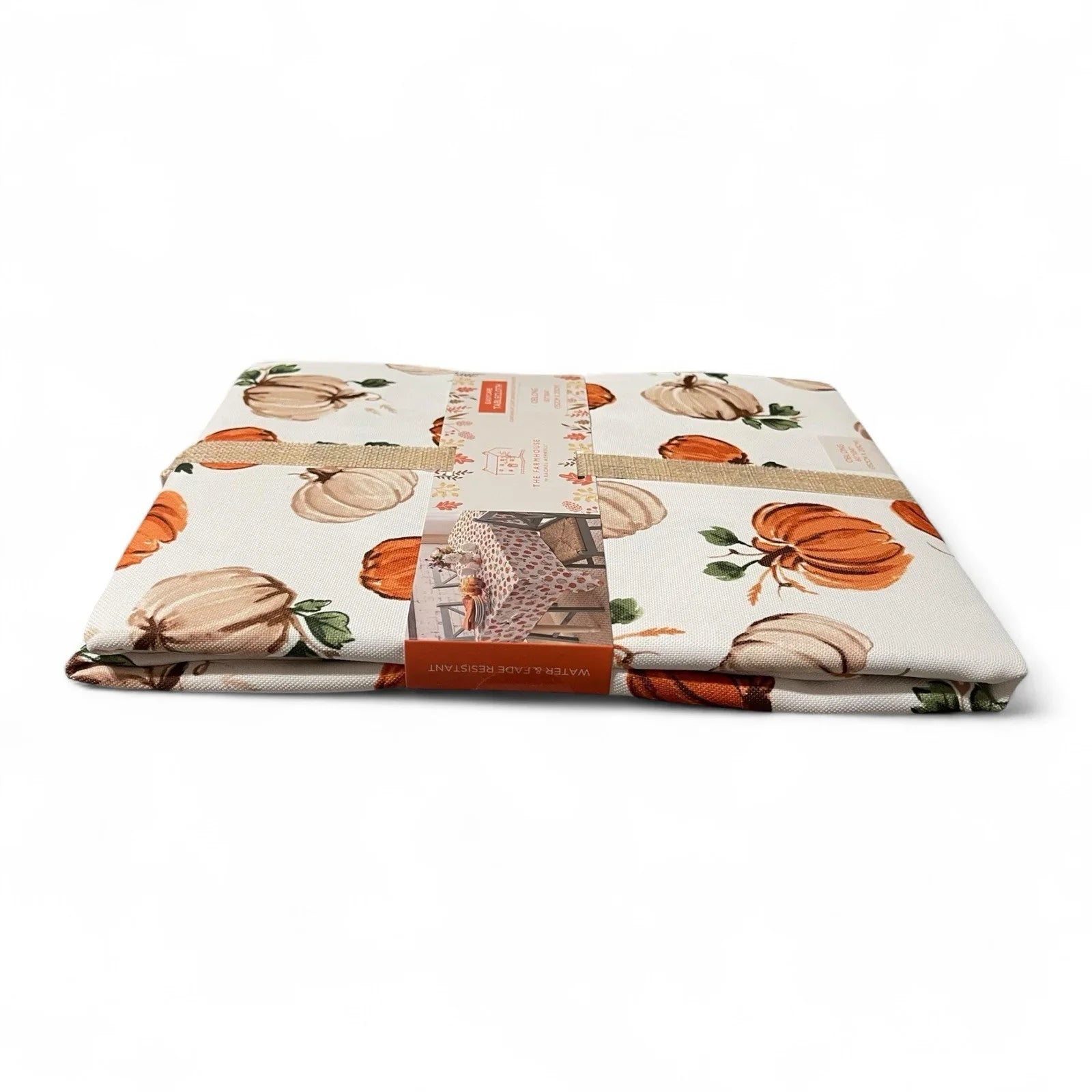 Rachel Ashwell Fall Tablecloth – 60x84” Oblong, Farmhouse Shabby Chic - Trendiez U ♥