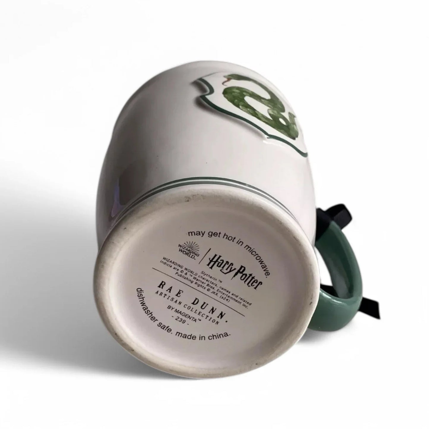 Rae Dunn Harry Potter Slytherin House Hogwarts Coffee Tea Mug Double Sided - Trendiez U ♥