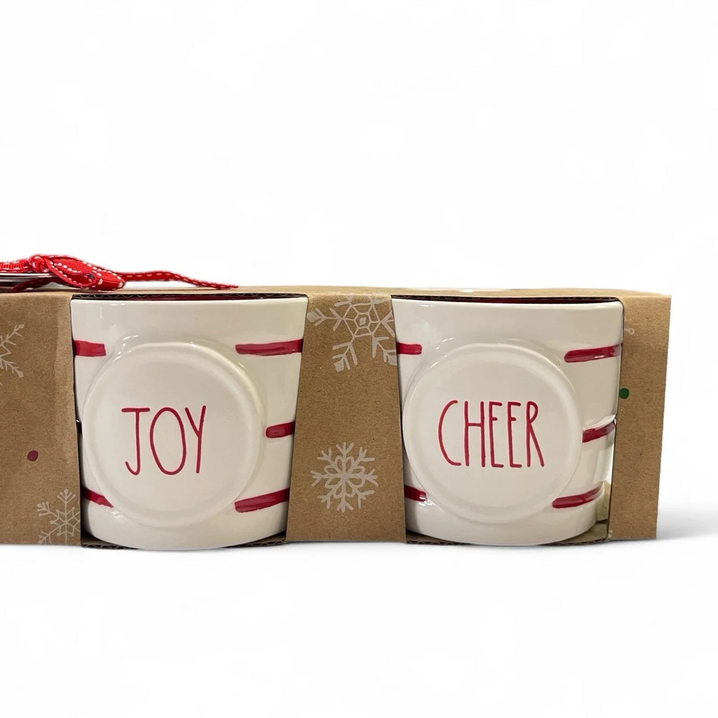 Rae Dunn Holiday Ramekin 4pc Merry/Jolly/Joy/Cheer Textured Farmhouse Christmas - Trendiez U ♥