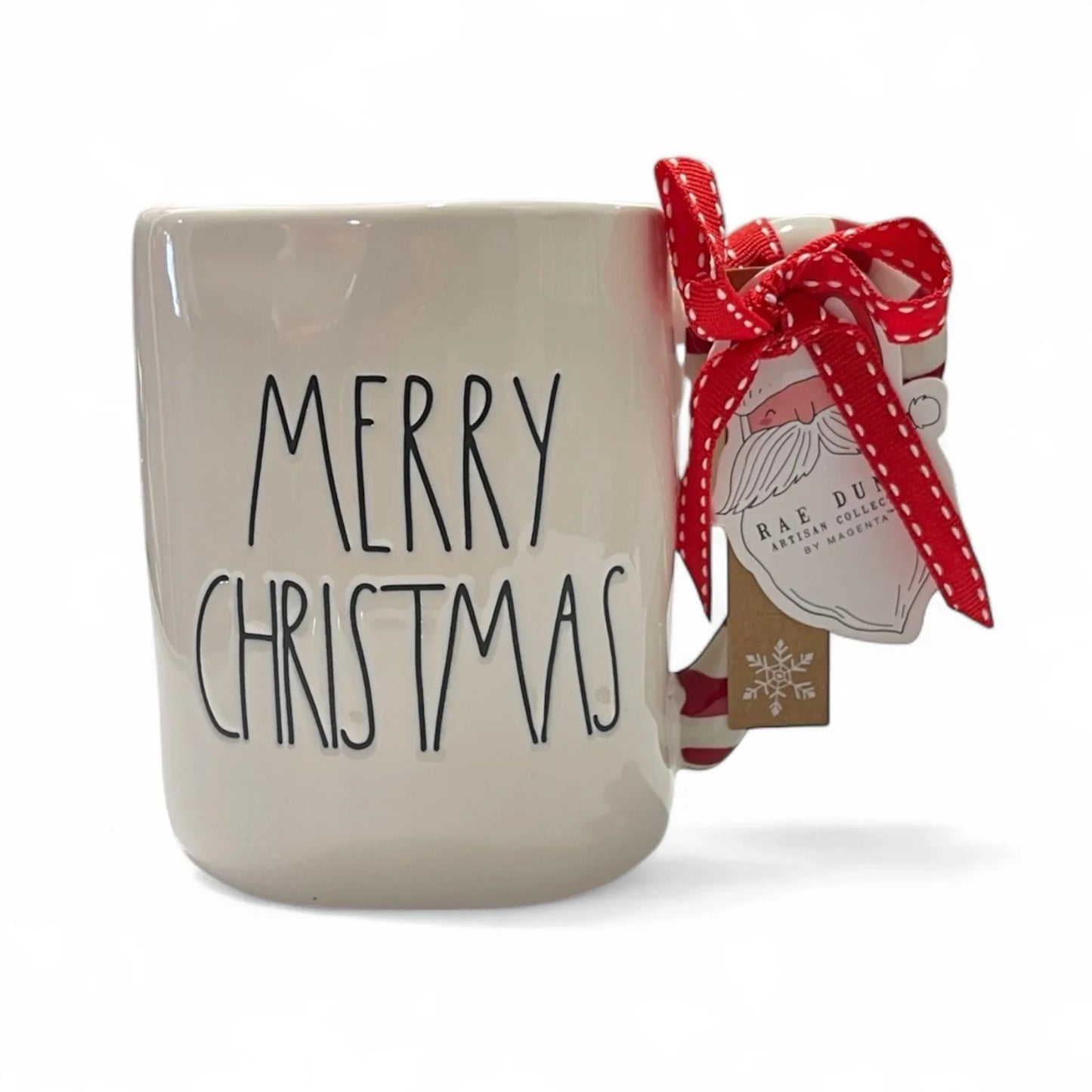 Rae Dunn Merry Christmas Embossed Peppermint Mug - Trendiez U ♥
