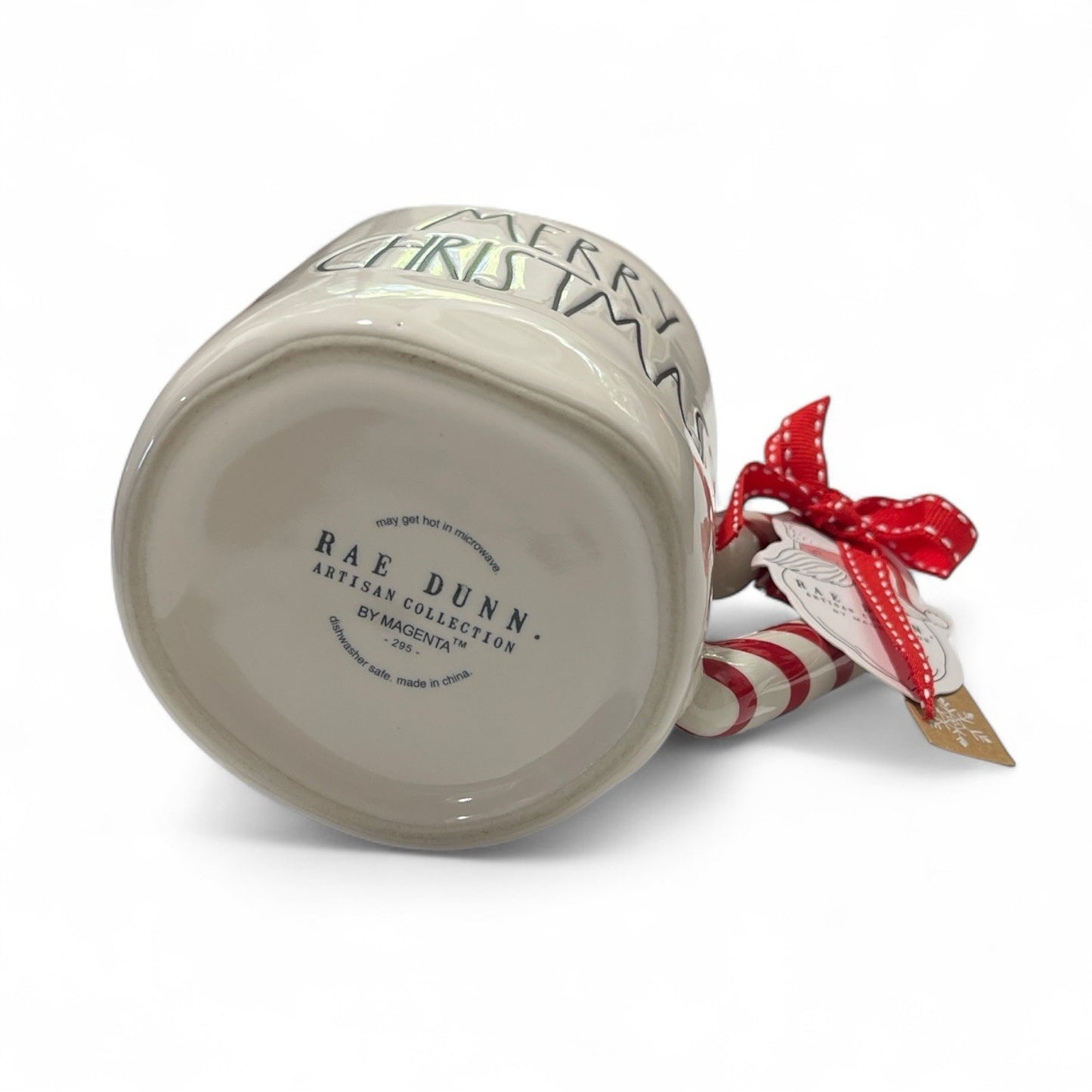 Rae Dunn Merry Christmas Embossed Peppermint Mug - Trendiez U ♥