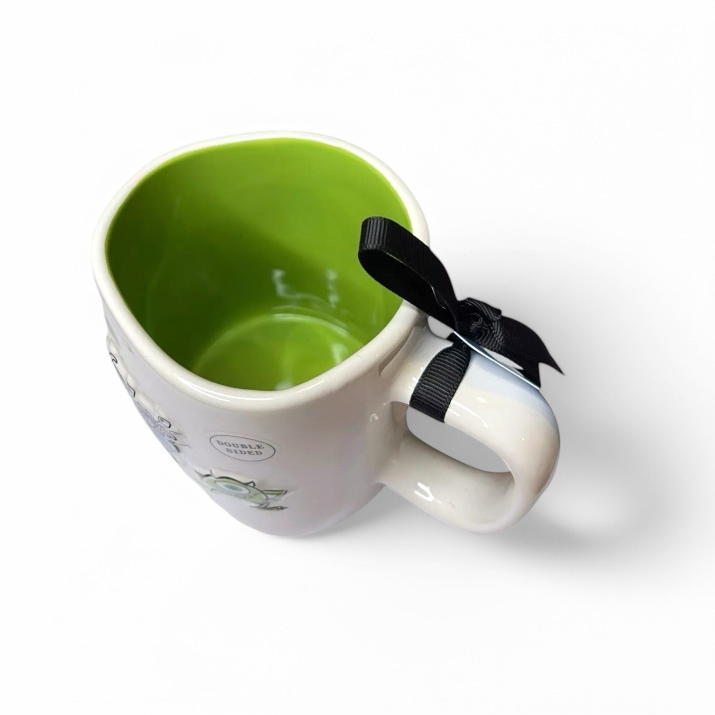 Rae Dunn Monsters Inc Pixar SULLY MIKE “Scream Team” Mug Double-Sided Ceramic - Trendiez U ♥