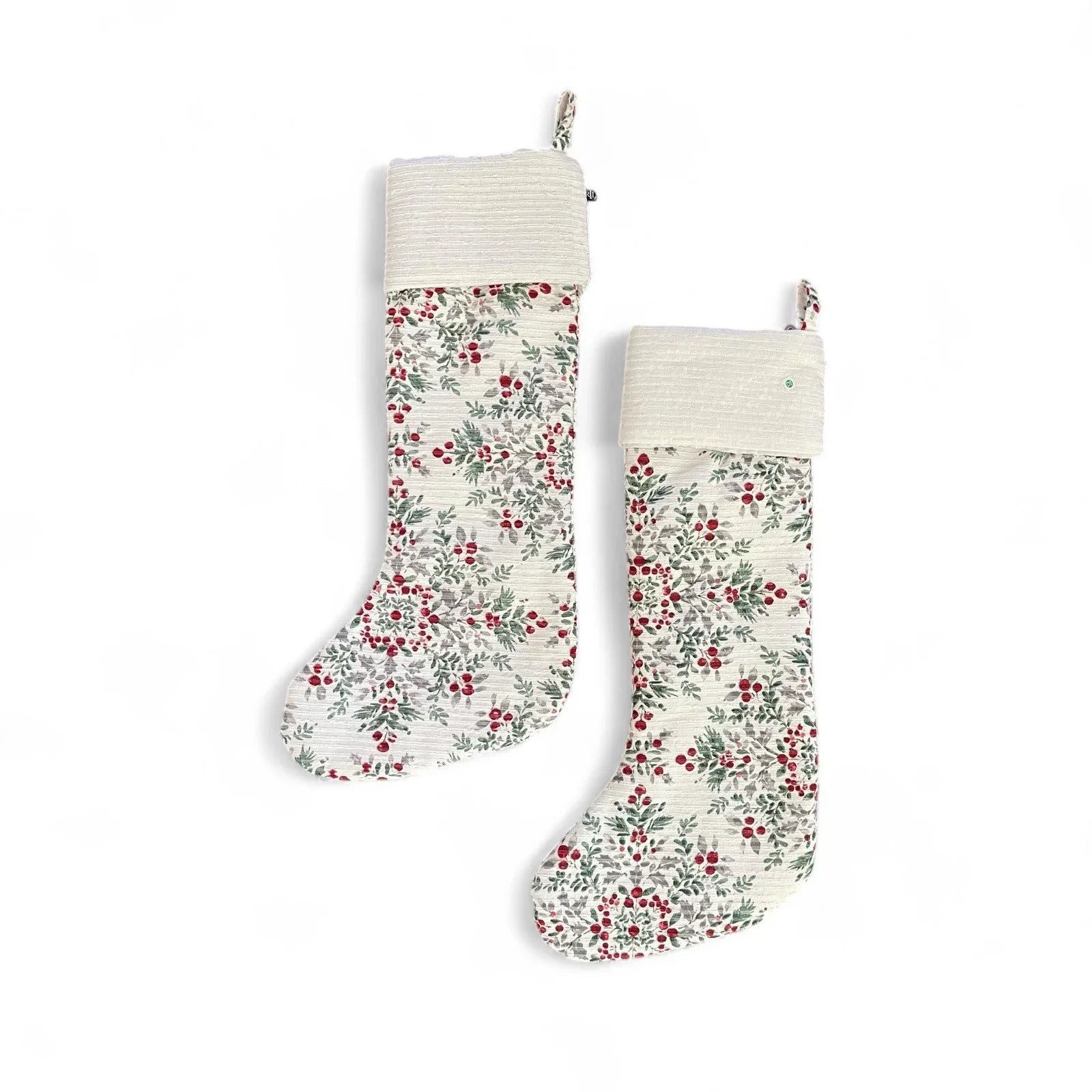 Ralph Lauren 60” Christmas Tree Skirt With 2 Stockings / Set of 3 /Holly Berries - Trendiez U ♥