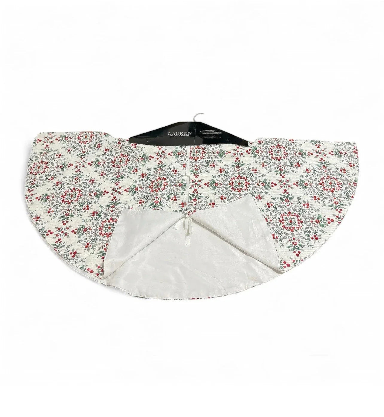 Ralph Lauren 60” Christmas Tree Skirt With 2 Stockings / Set of 3 /Holly Berries - Trendiez U ♥