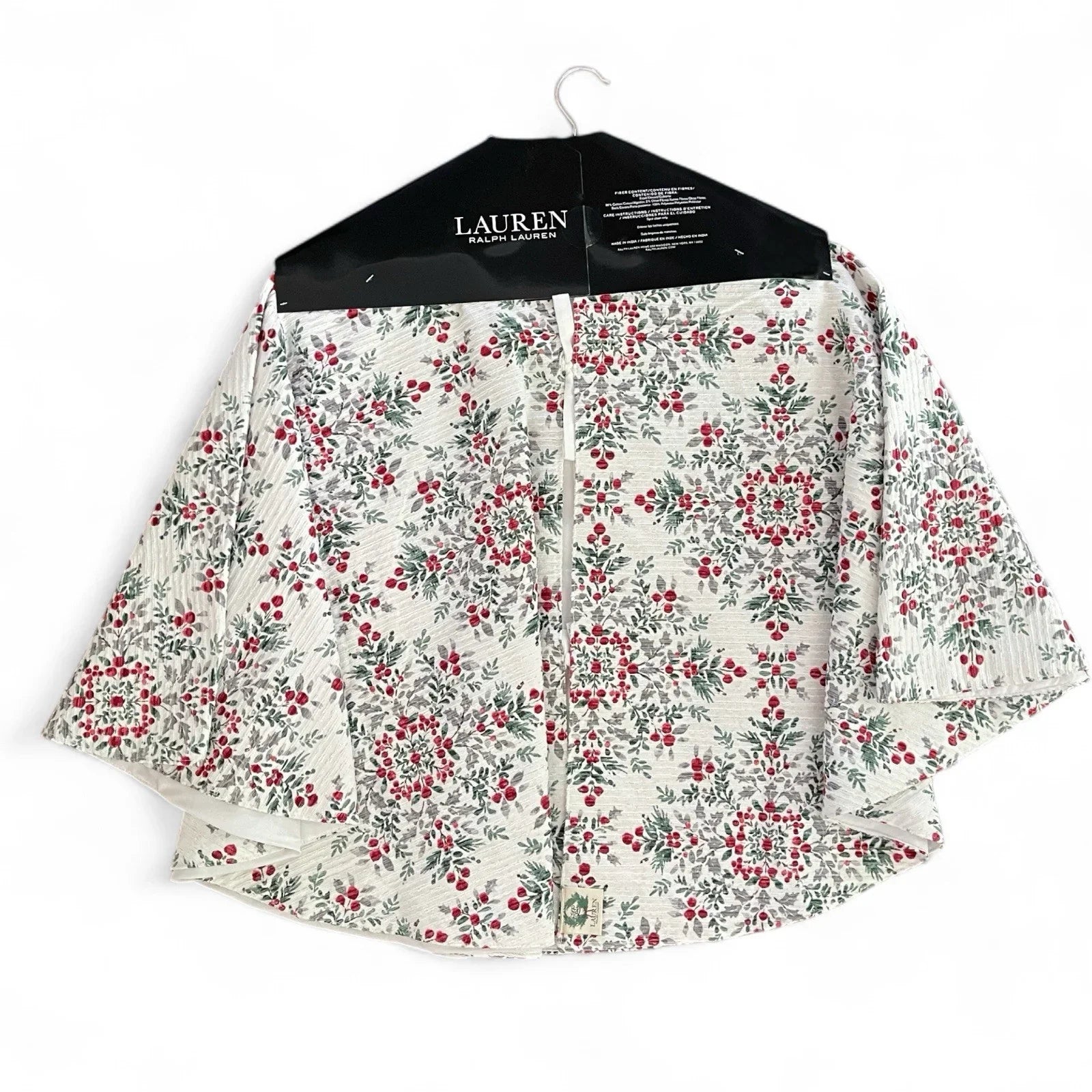 Ralph Lauren 60” Christmas Tree Skirt With 2 Stockings / Set of 3 /Holly Berries - Trendiez U ♥
