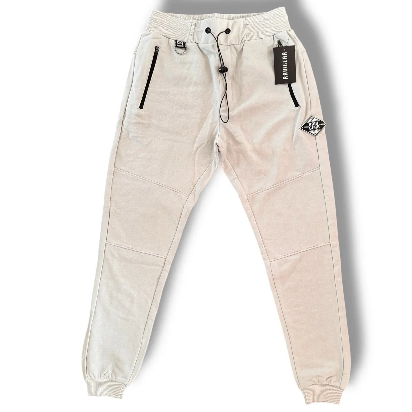 Rawgear Men’s Sweatpants – Medium, Silver Gray Heavyweight Joggers with Drawstring - Trendiez U ♥