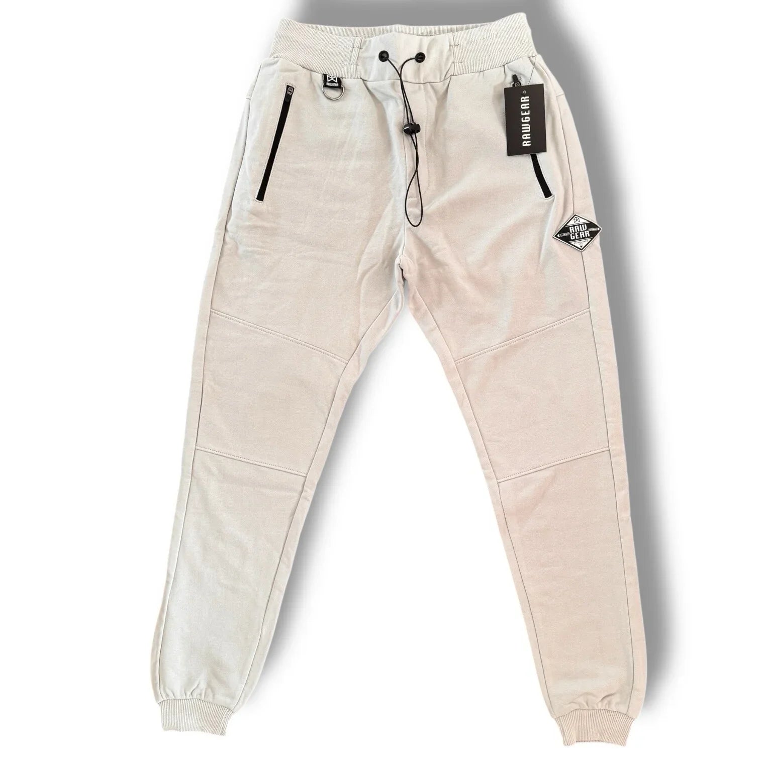 Rawgear Men’s Sweatpants – Medium, Silver Gray Heavyweight Joggers with Drawstring - Trendiez U ♥