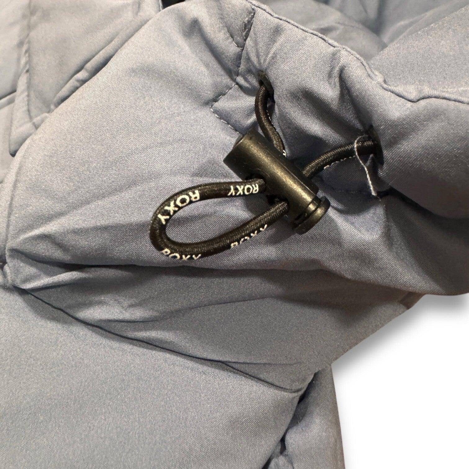 Roxy Women Purple Hooded Spring Jacket Pocketed Puffer Vest Size Large - Trendiez U ♥