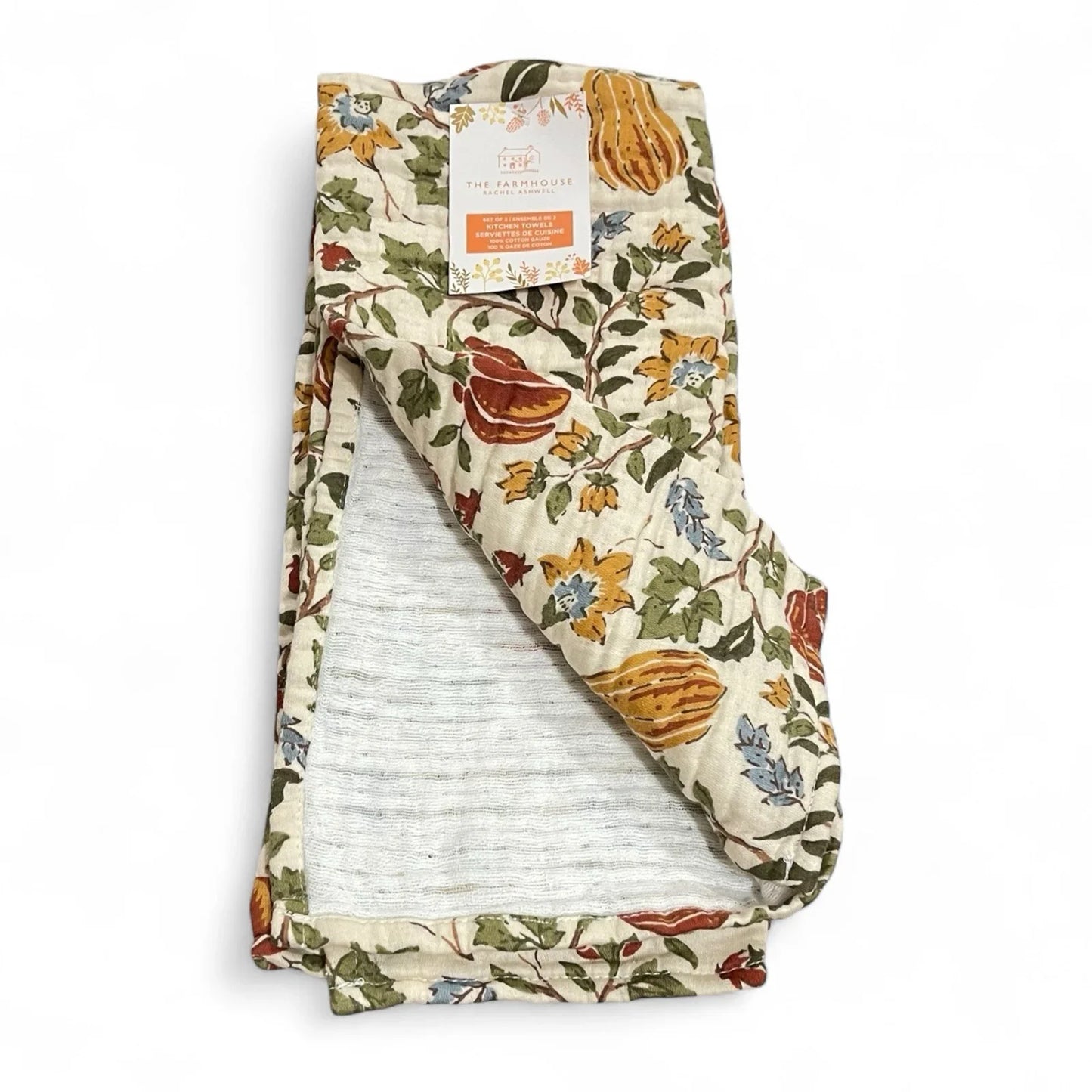 The Farmhouse By Rachel Ashwell Floral Fall Kichen Towel Set 2-Piece Farmhouse - Trendiez U ♥