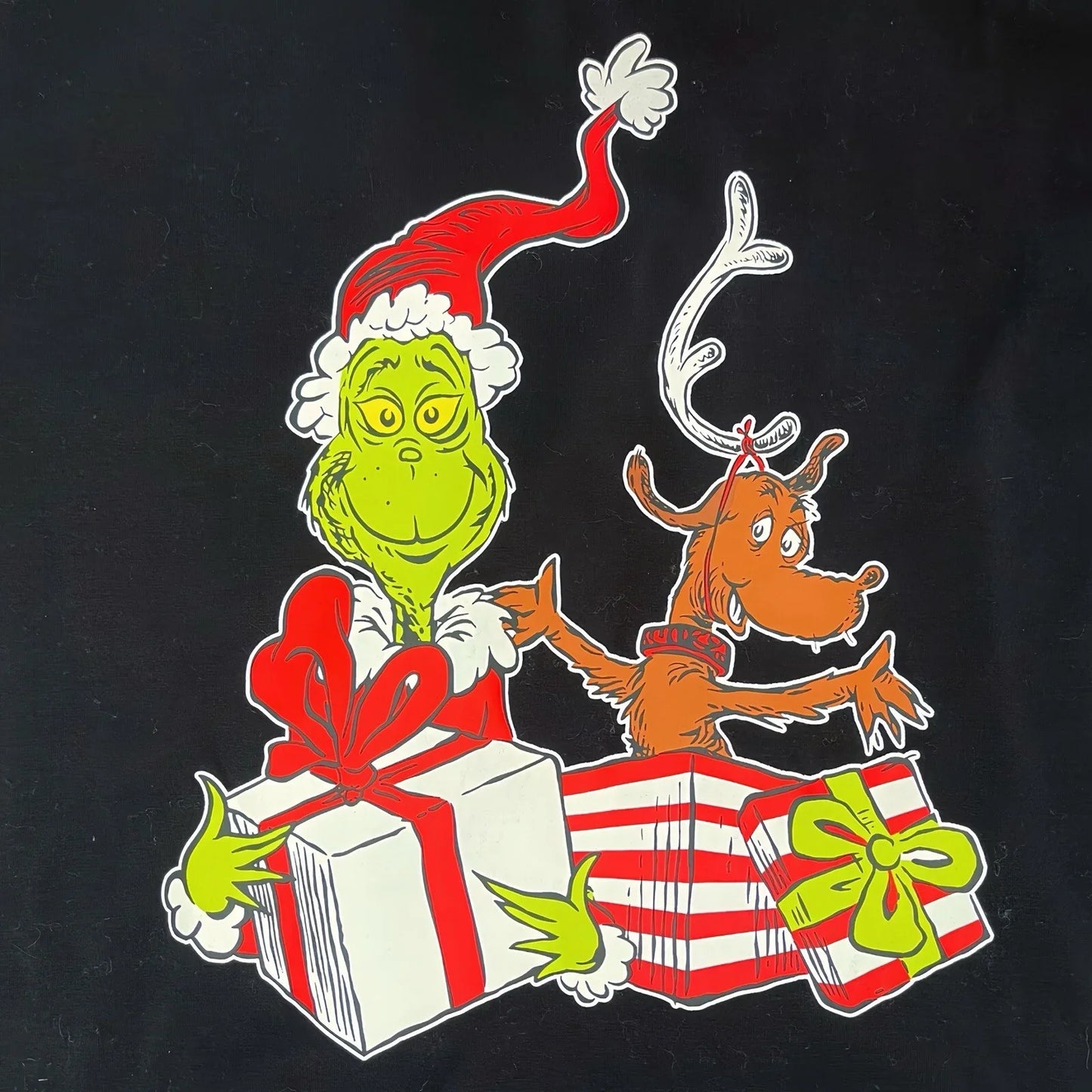 The Grinch Dr. Seuss Women’s Black Cropped T-Shirt Size L NWT - Trendiez U ♥