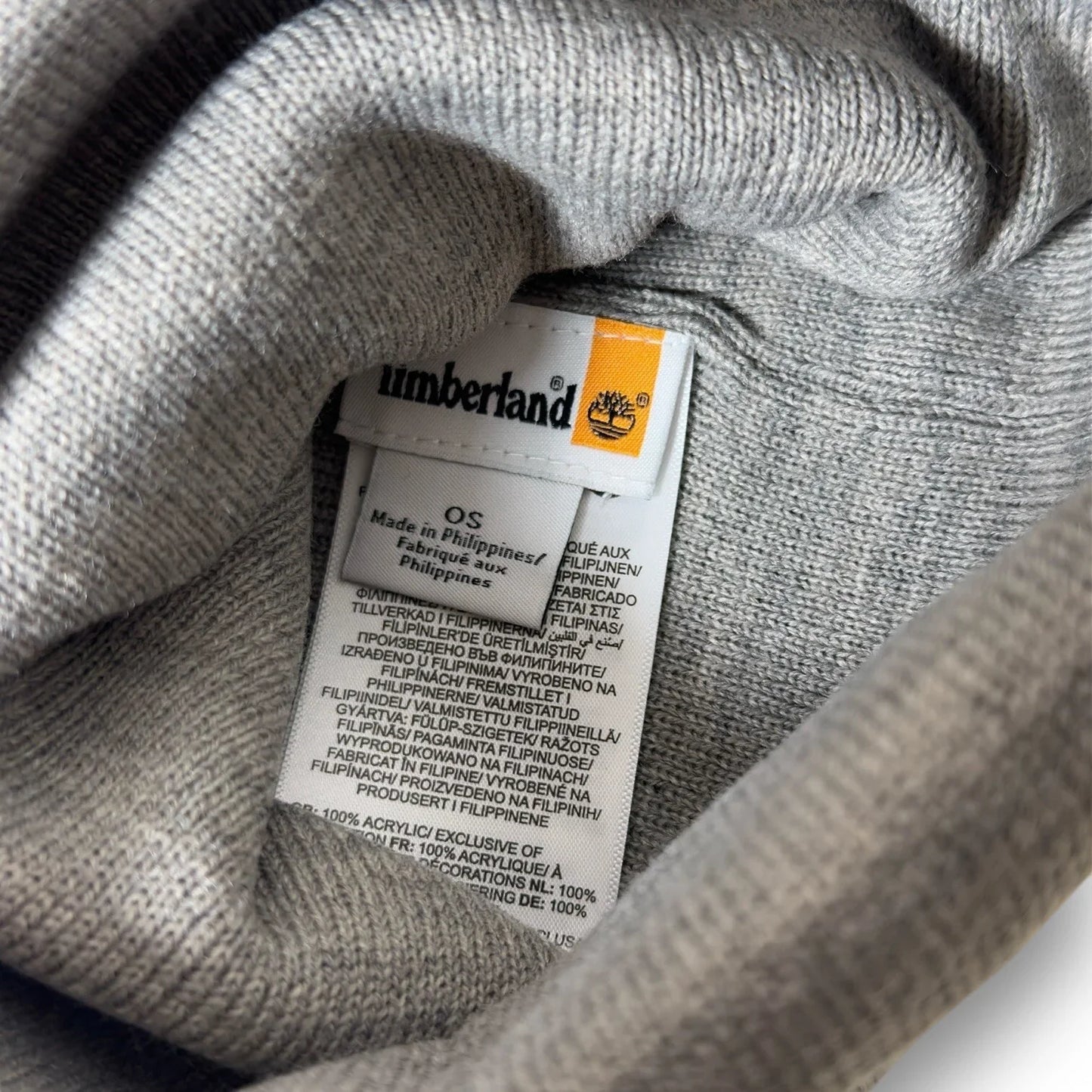Timberland Winter Skull Cap Beanie Hat Adult Classic Gray Color NEW - Trendiez U ♥