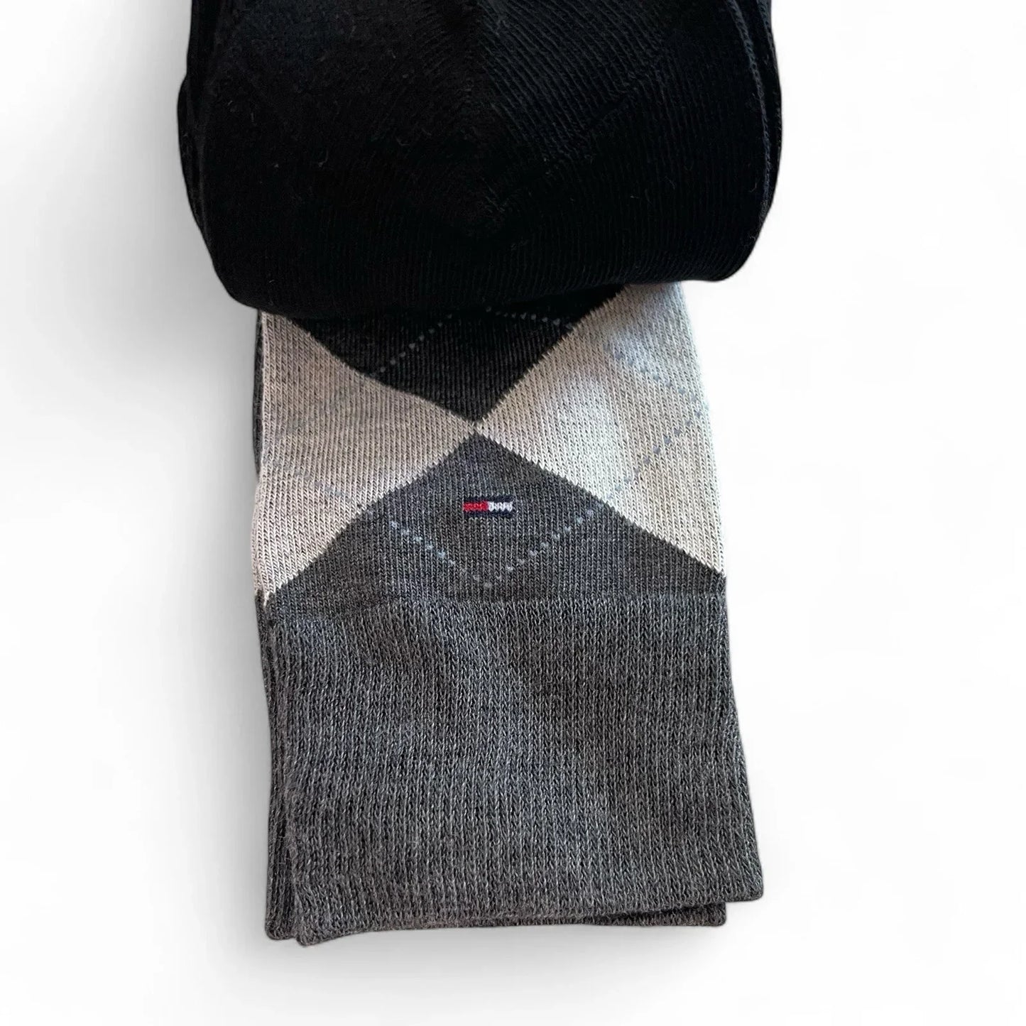 Tommy Hilfiger Men’s Dress Crew Socks 4-pair Black/Gray Size 7-12 - Trendiez U ♥