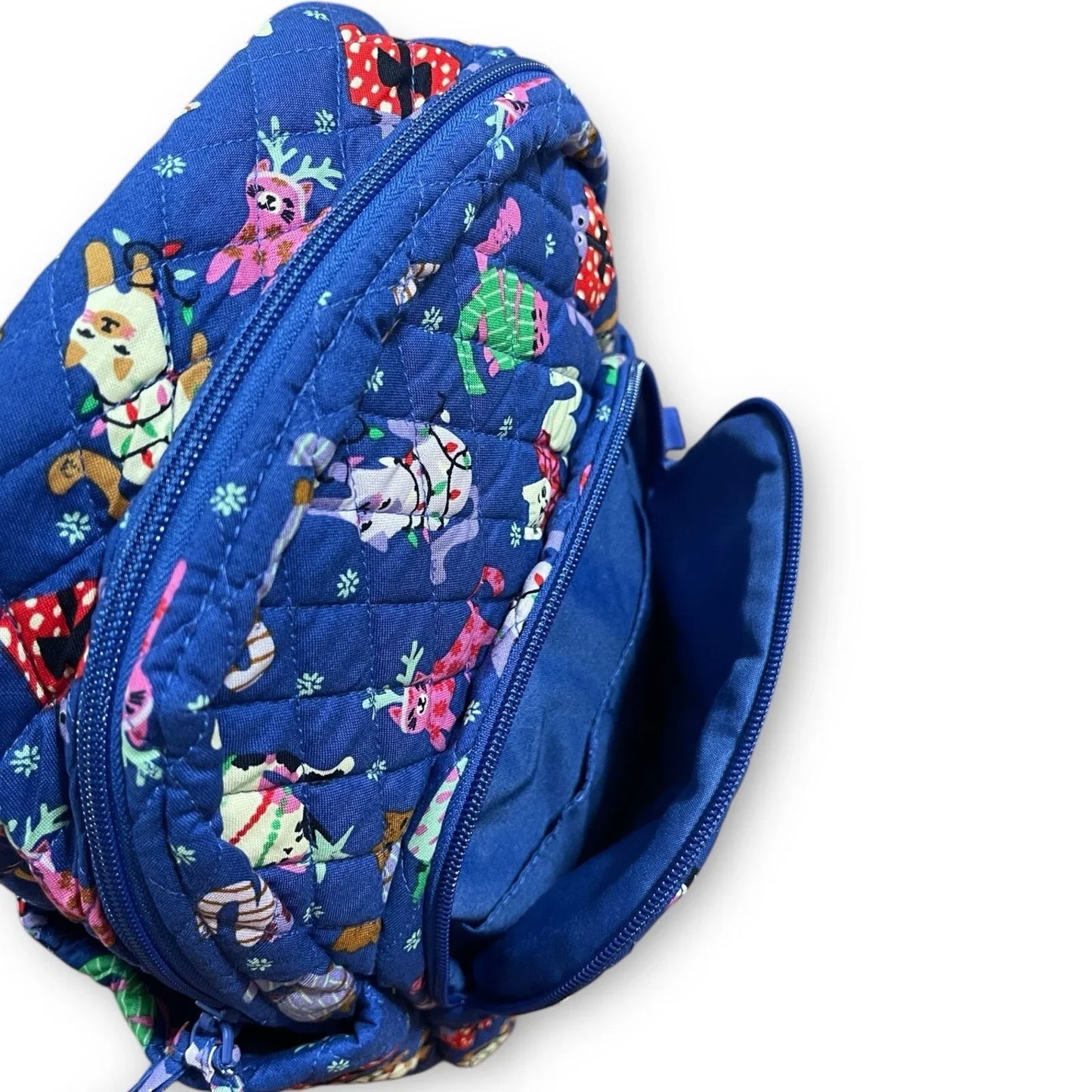 Vera Bradley Essential Compact Backpack & Laptop Case – Catnip Christmas - Trendiez U ♥