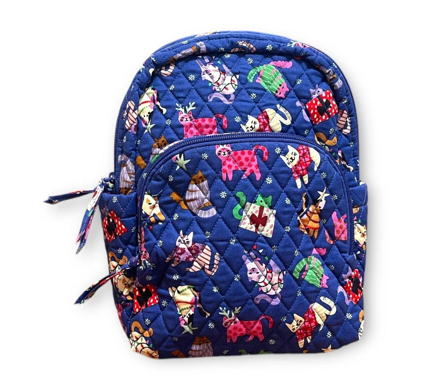Vera Bradley Essential Compact Backpack & Laptop Case – Catnip Christmas - Trendiez U ♥