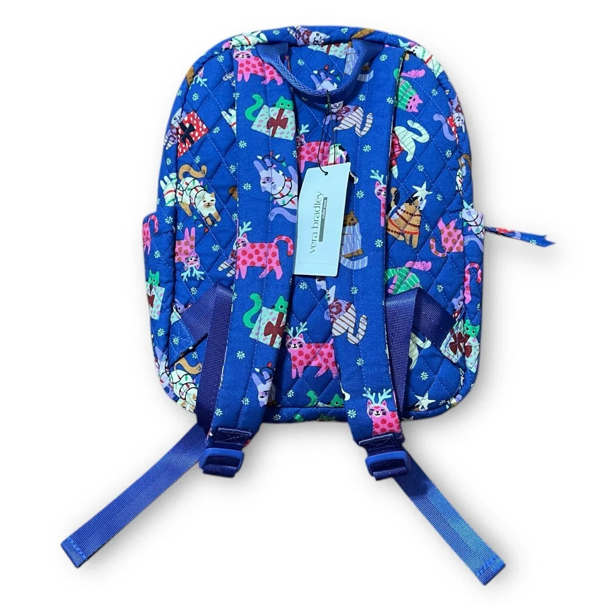 Vera Bradley Essential Compact Backpack & Laptop Case – Catnip Christmas - Trendiez U ♥