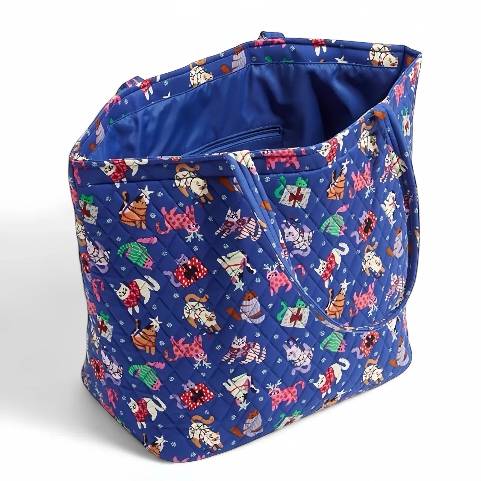 Vera Bradley Essential Grand Tote – Catnip Christmas - Trendiez U ♥