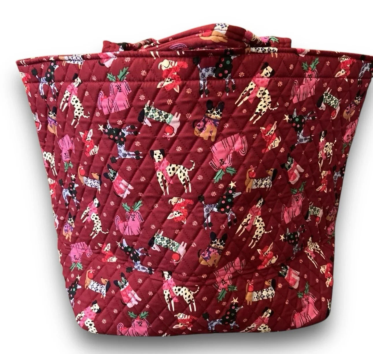 Vera Bradley Essential Grand Tote - Holiday Hounds - Trendiez U ♥