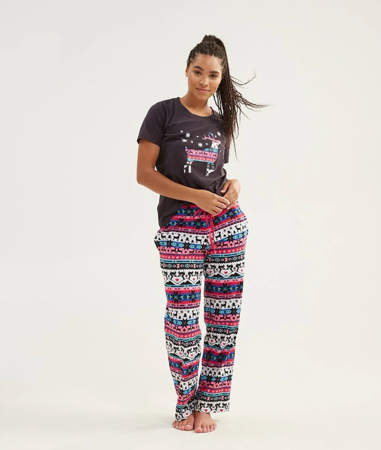 Vera Bradley Women’s Christmas Pajama Set – 2-Piece Pants & Shirt with Pockets - Trendiez U ♥