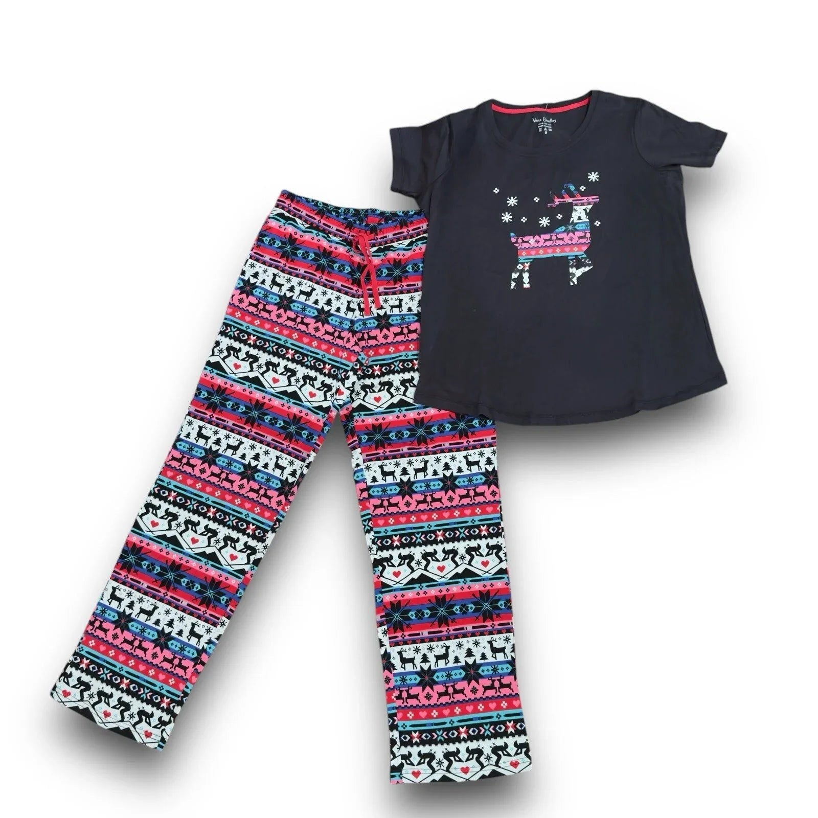 Vera Bradley Women’s Christmas Pajama Set – 2-Piece Pants & Shirt with Pockets - Trendiez U ♥