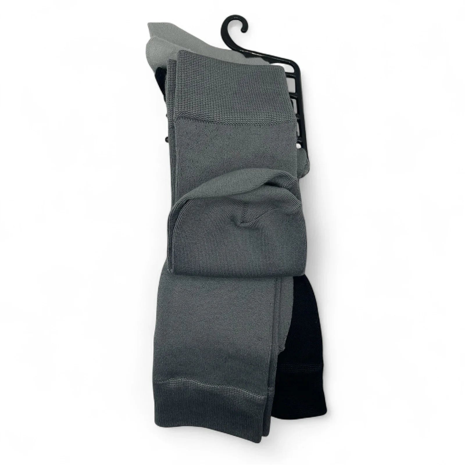 Vince Camuto Men’s Crew Socks Black/Gray 5-pair Size 6-12 Soft Elegant - Trendiez U ♥
