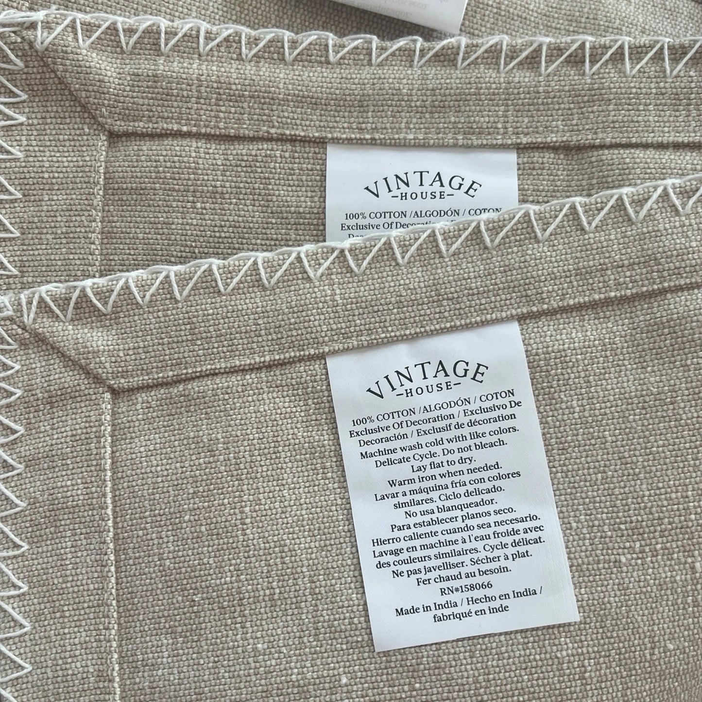 Vintage House Fall Placemats – Set of 4, Embroidered 100% Cotton - Trendiez U ♥