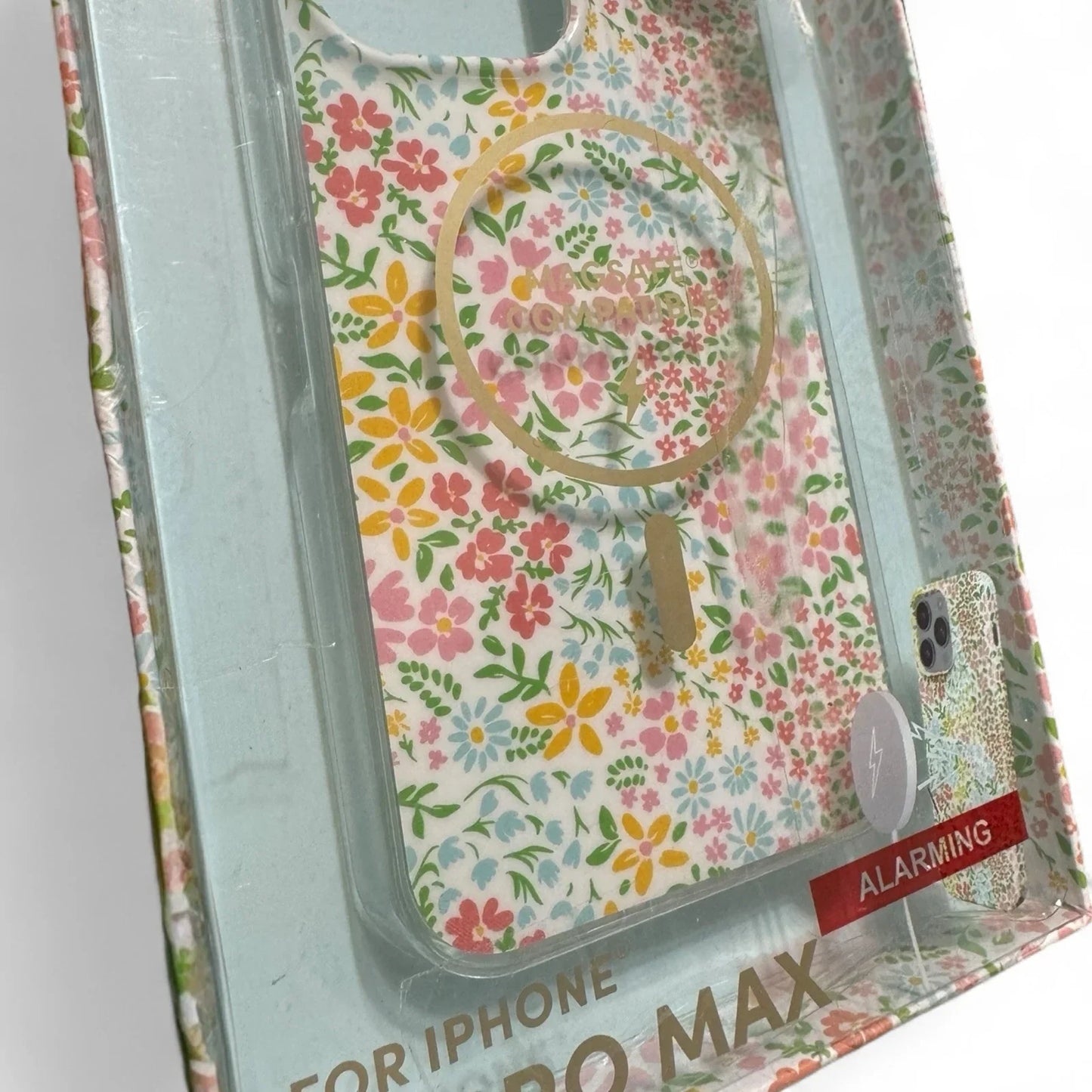 XO Poppy iPhone 15 Pro Max Floral Flowers Cellphone Case Magsafe Compatible NIB - Trendiez U ♥
