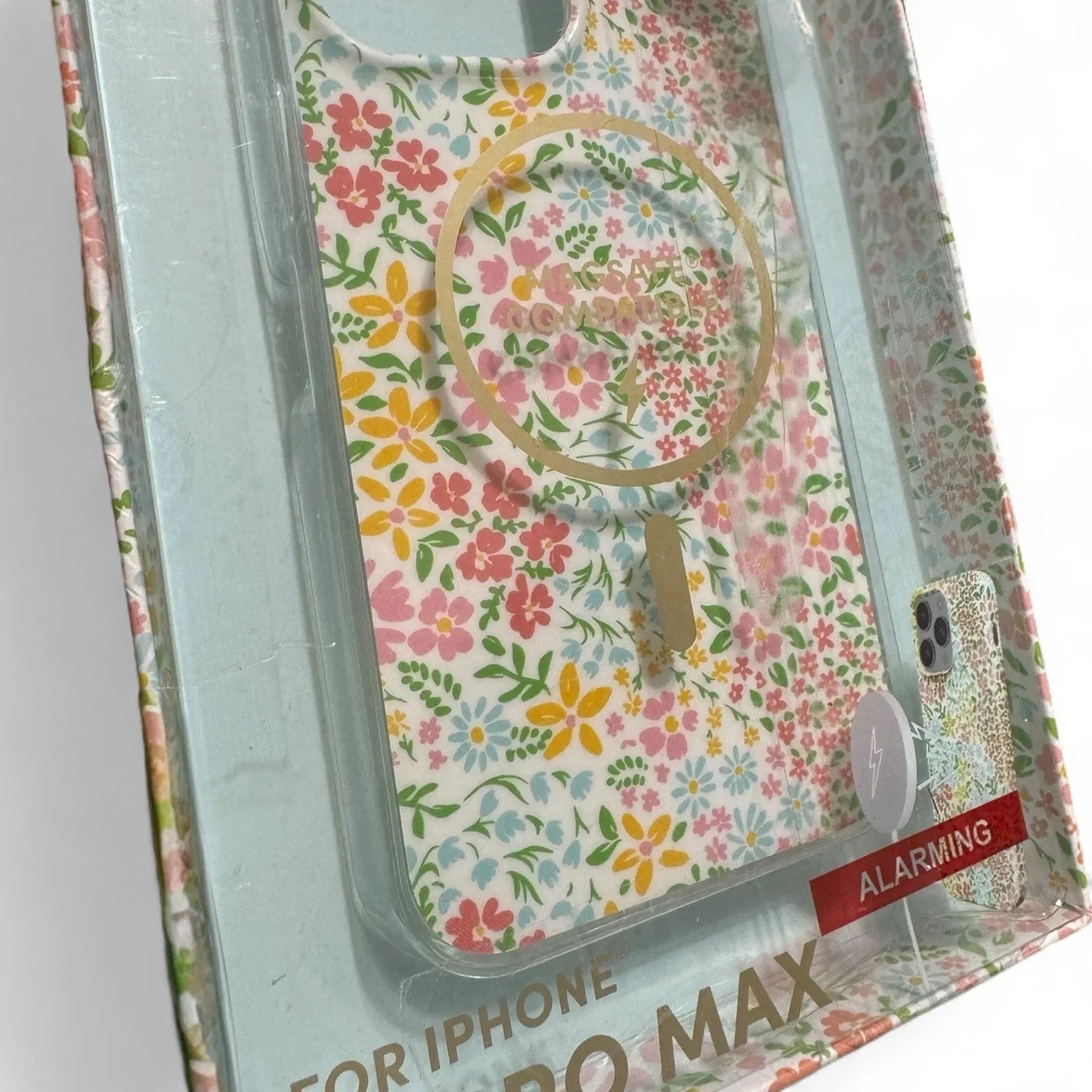 XO Poppy iPhone 15 Pro Max Floral Flowers Cellphone Case Magsafe Compatible NIB - Trendiez U ♥