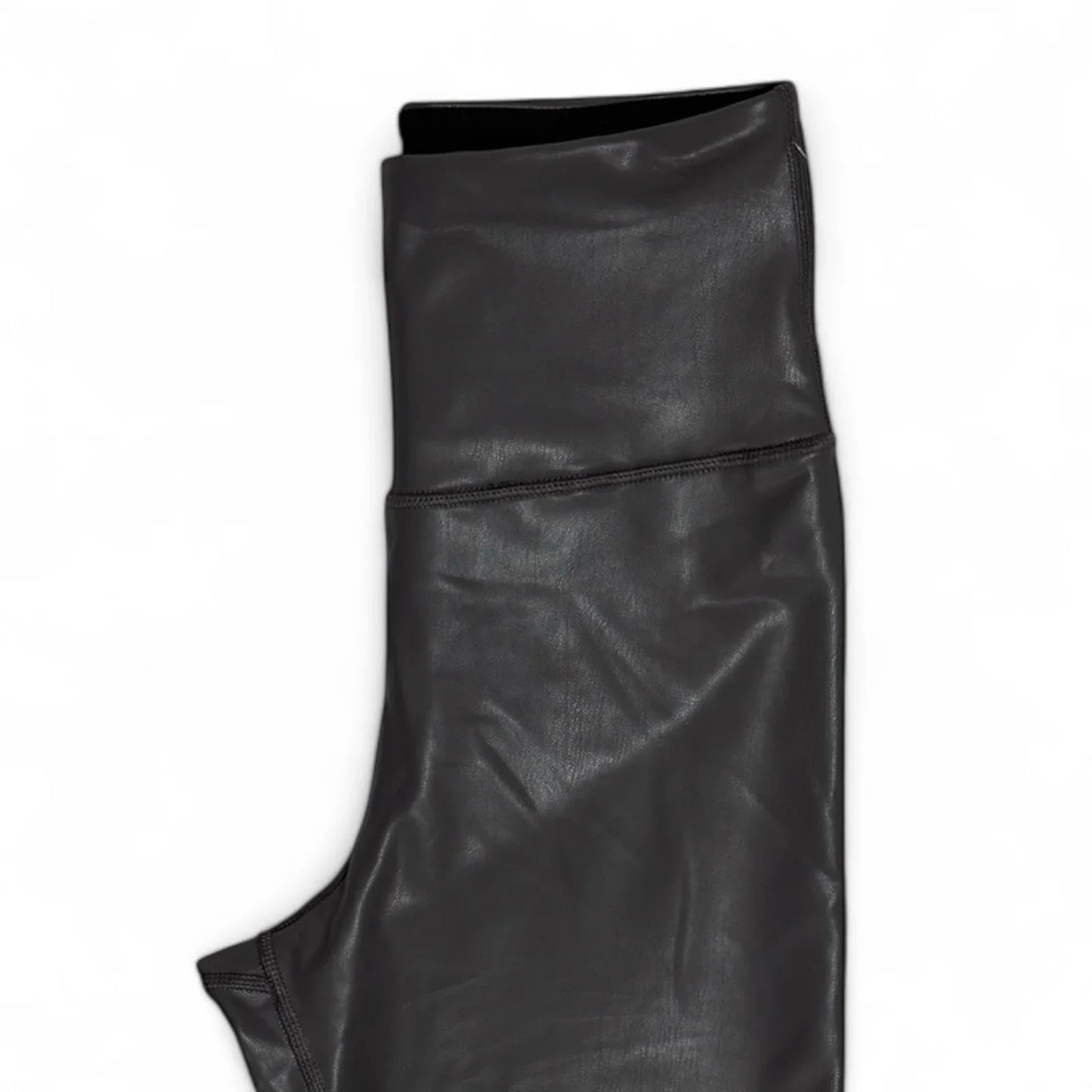 Yogalicious Lady Love Women’s Faux Leather Leggings – Gray High Rise, Small - Trendiez U ♥