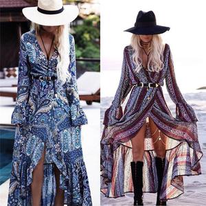 Sunset Serenade Floral Maxi Dress Wild West Boho