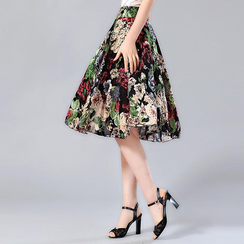 Spring Floral Maxi Skirt - Trendiez U ♥ 