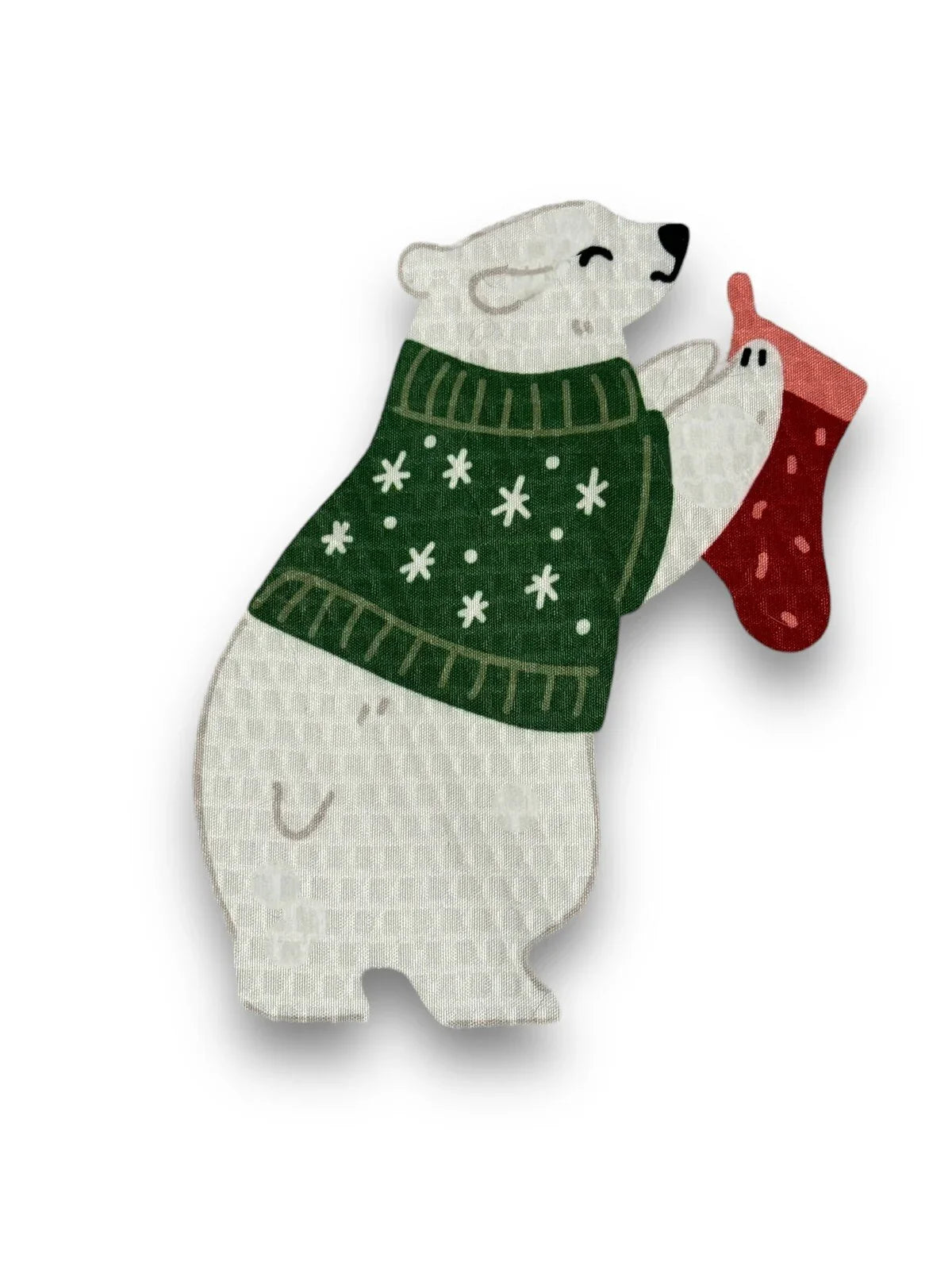 17 pc Christmas Shower Curtain Bears Set, Rug/ Hangers/ Bath Mat/Shower Curtain - Trendiez U ♥ 