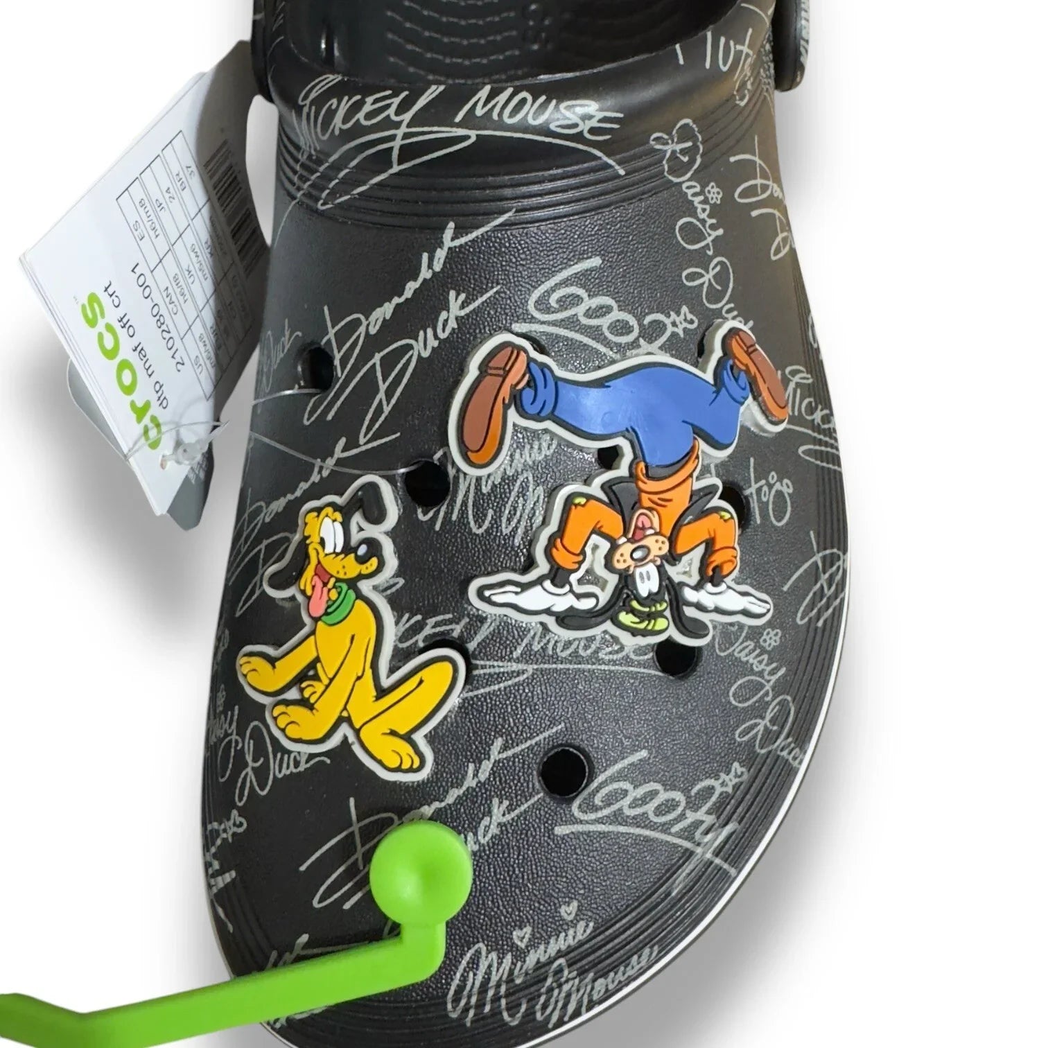 2024 Disney Parks Character Autographs Mickey Donald Adult CROCS M 6 W 8 - Trendiez U ♥ 