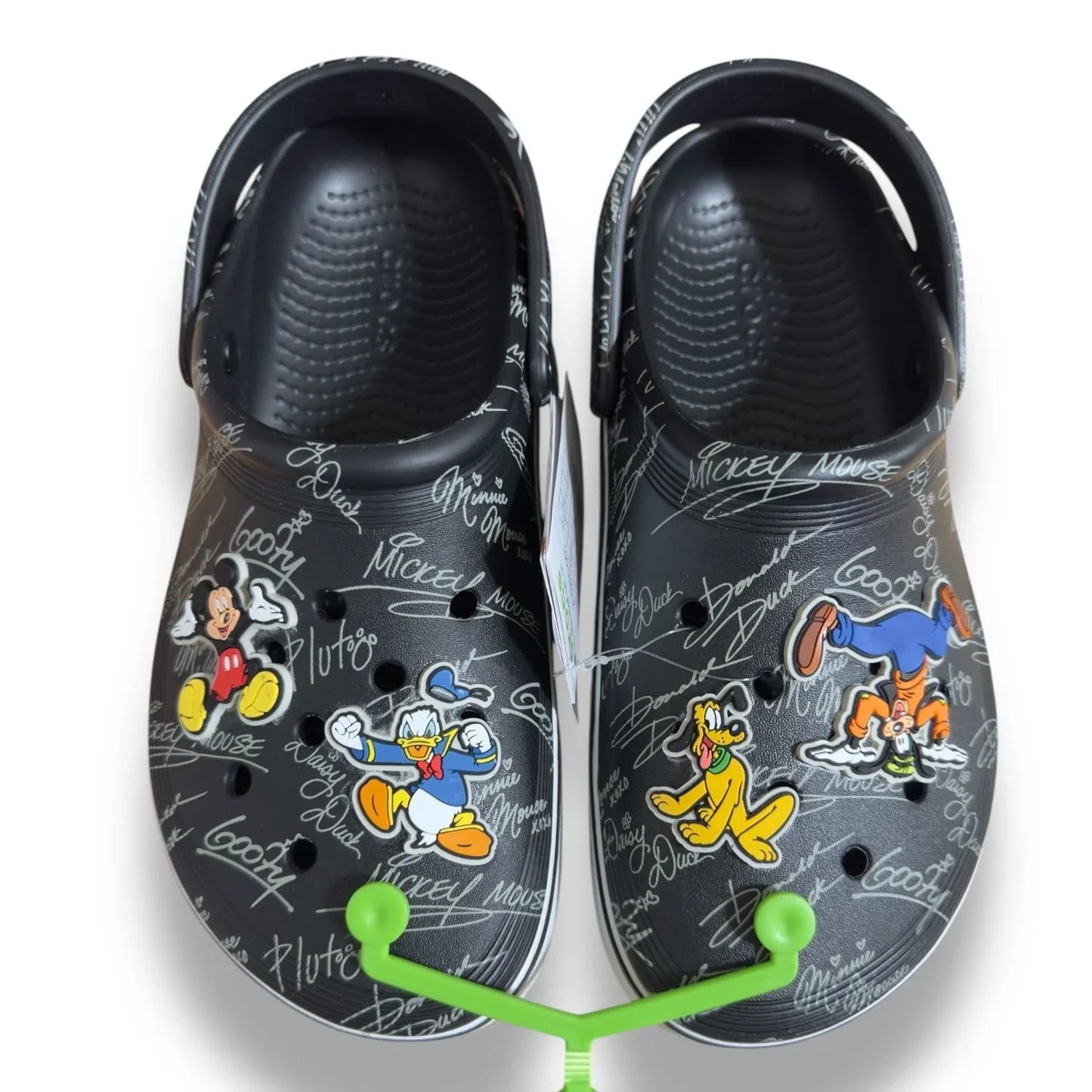 2024 Disney Parks Character Autographs Mickey Donald Adult CROCS M 6 W 8 - Trendiez U ♥ 