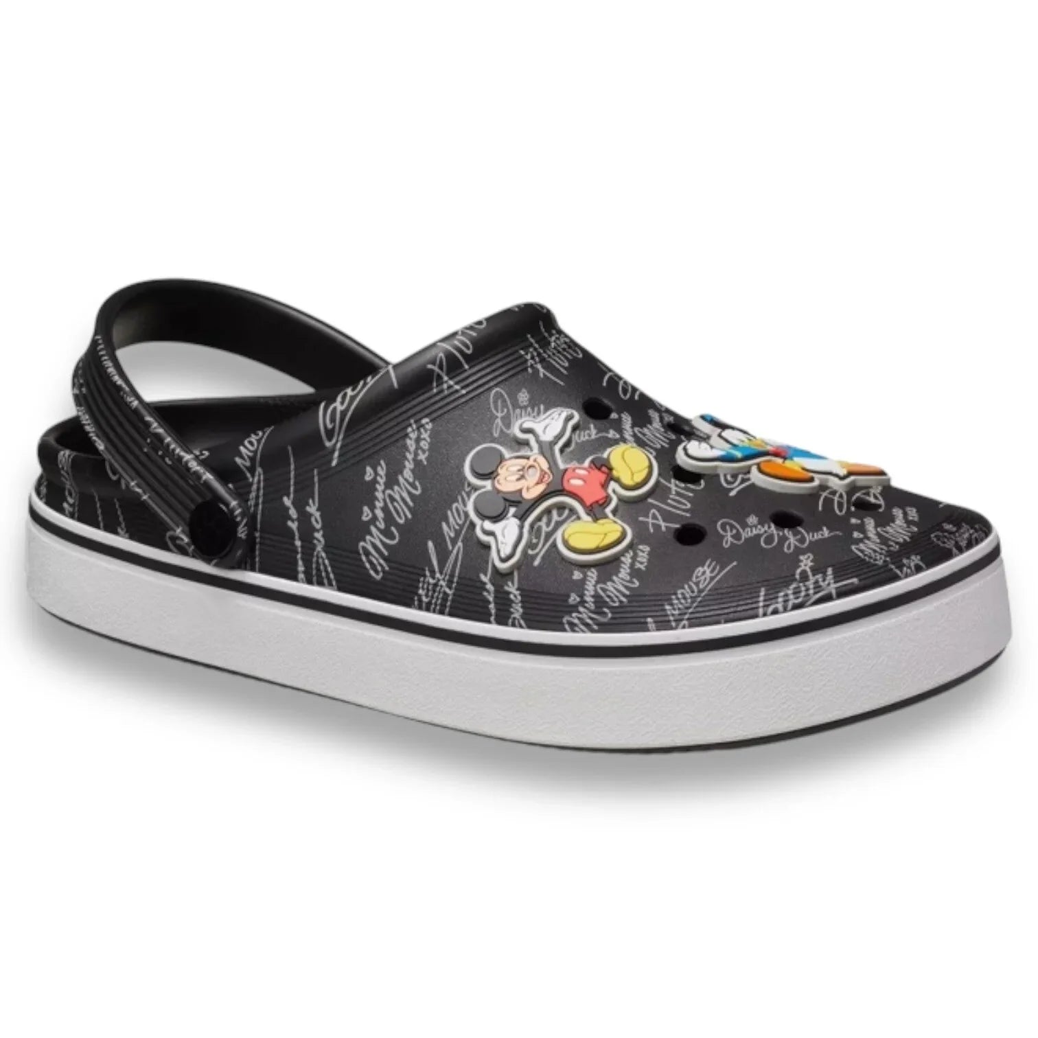 2024 Disney Parks Character Autographs Mickey Donald Adult CROCS M 6 W 8 - Trendiez U ♥ 