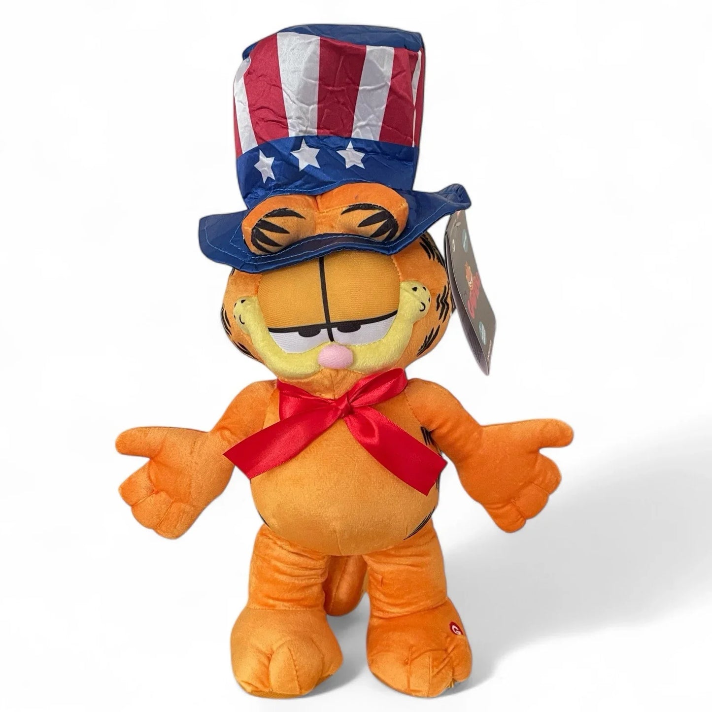 2025 Patriotic 🇺🇸 GARFIELD Animated Summer Shuffle 12" Plush MUSIC & MOVES NWT - Trendiez U ♥ 