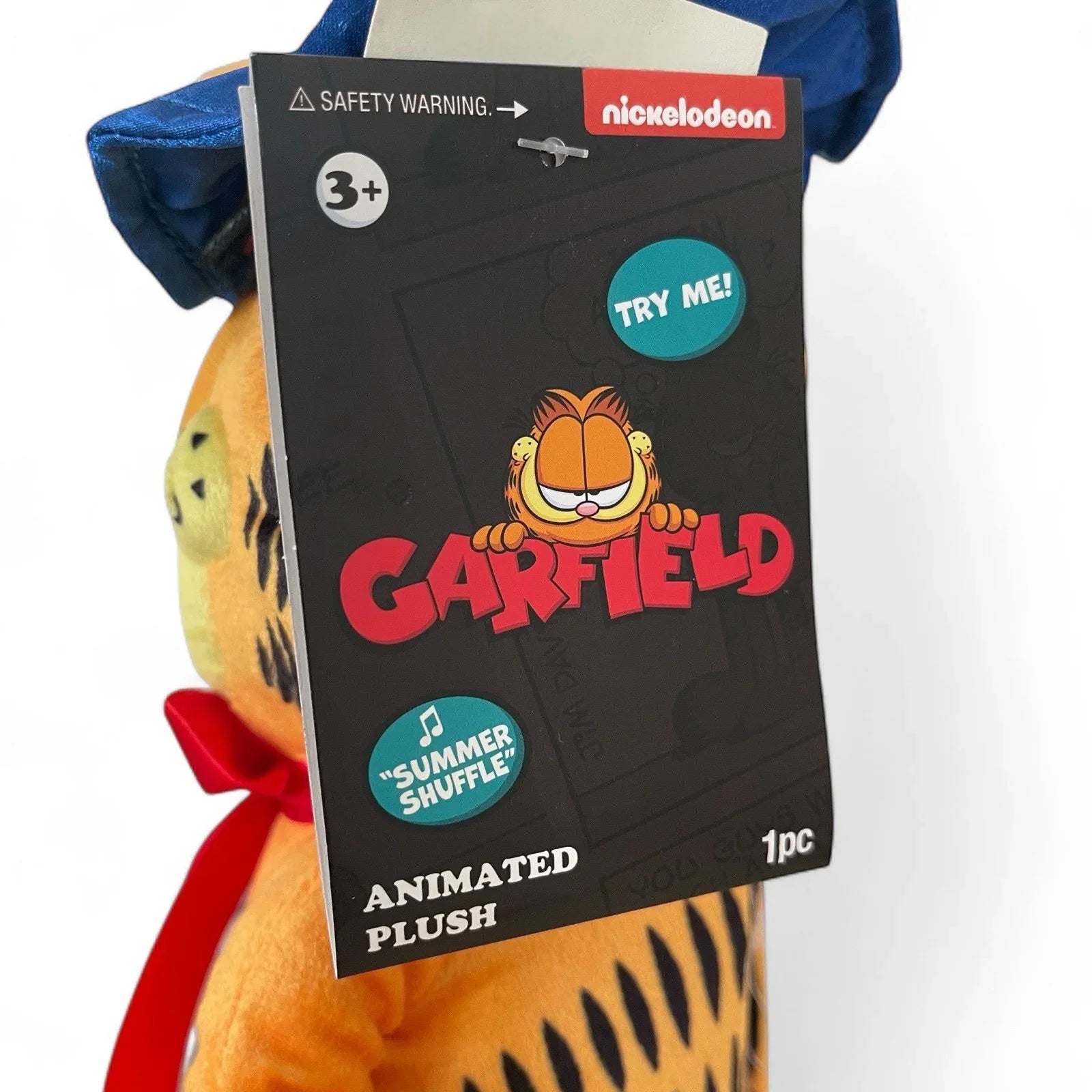2025 Patriotic 🇺🇸 GARFIELD Animated Summer Shuffle 12" Plush MUSIC & MOVES NWT - Trendiez U ♥ 
