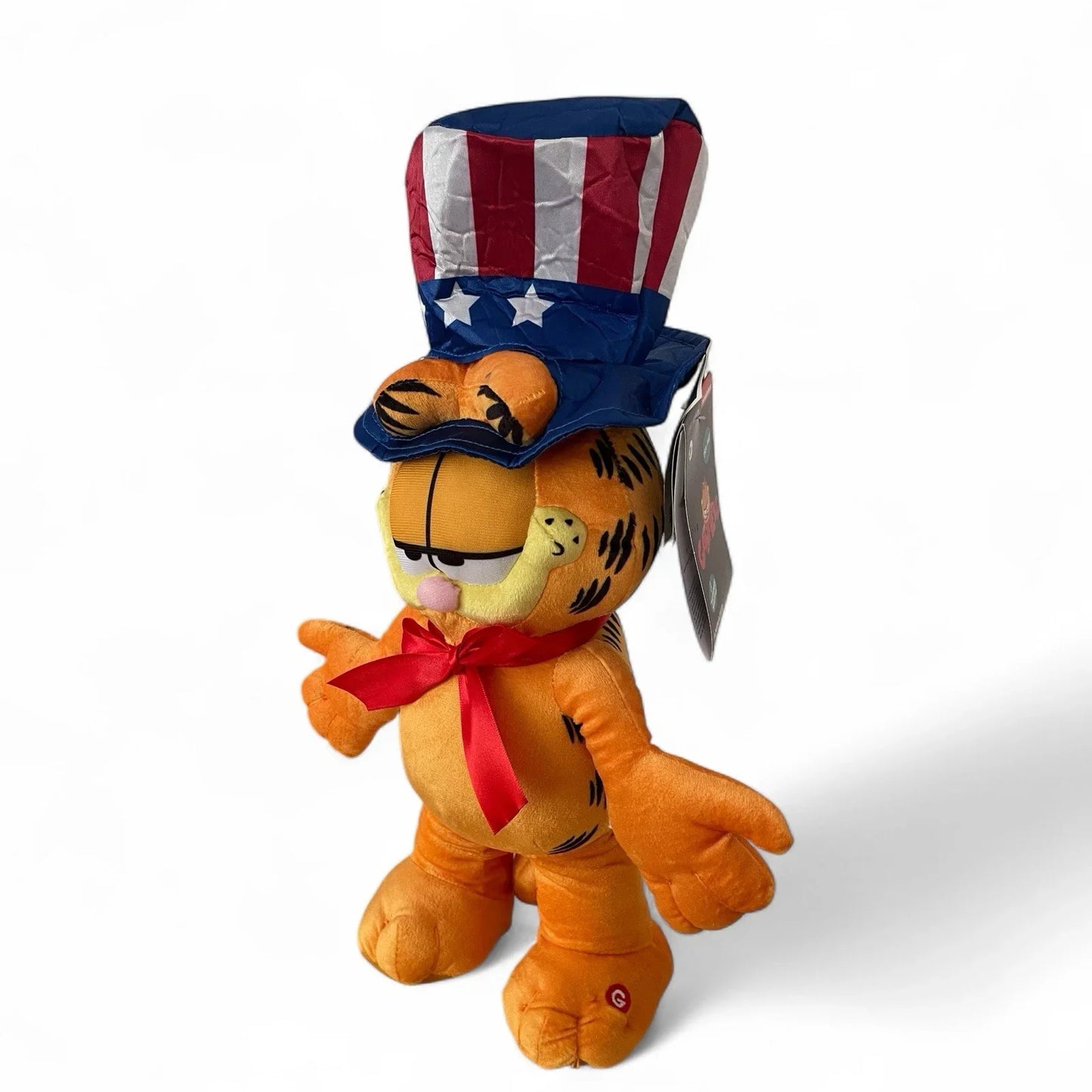 2025 Patriotic 🇺🇸 GARFIELD Animated Summer Shuffle 12" Plush MUSIC & MOVES NWT - Trendiez U ♥ 