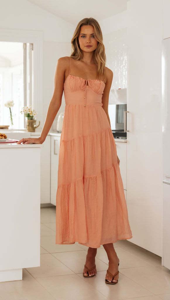 Meadow Breeze Tiered Maxi Dress - Trendiez U ♥ 