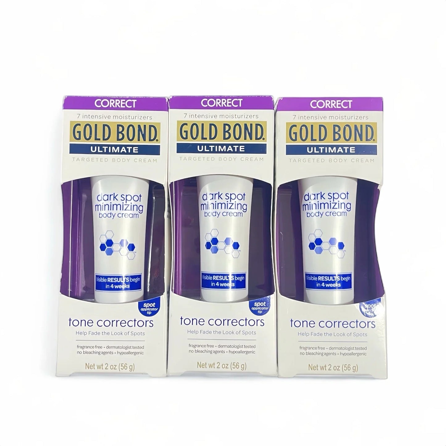 (3) Gold Bond Tone Correctors Dark Spot Minimizing Body Cream 2oz - Trendiez U ♥ 