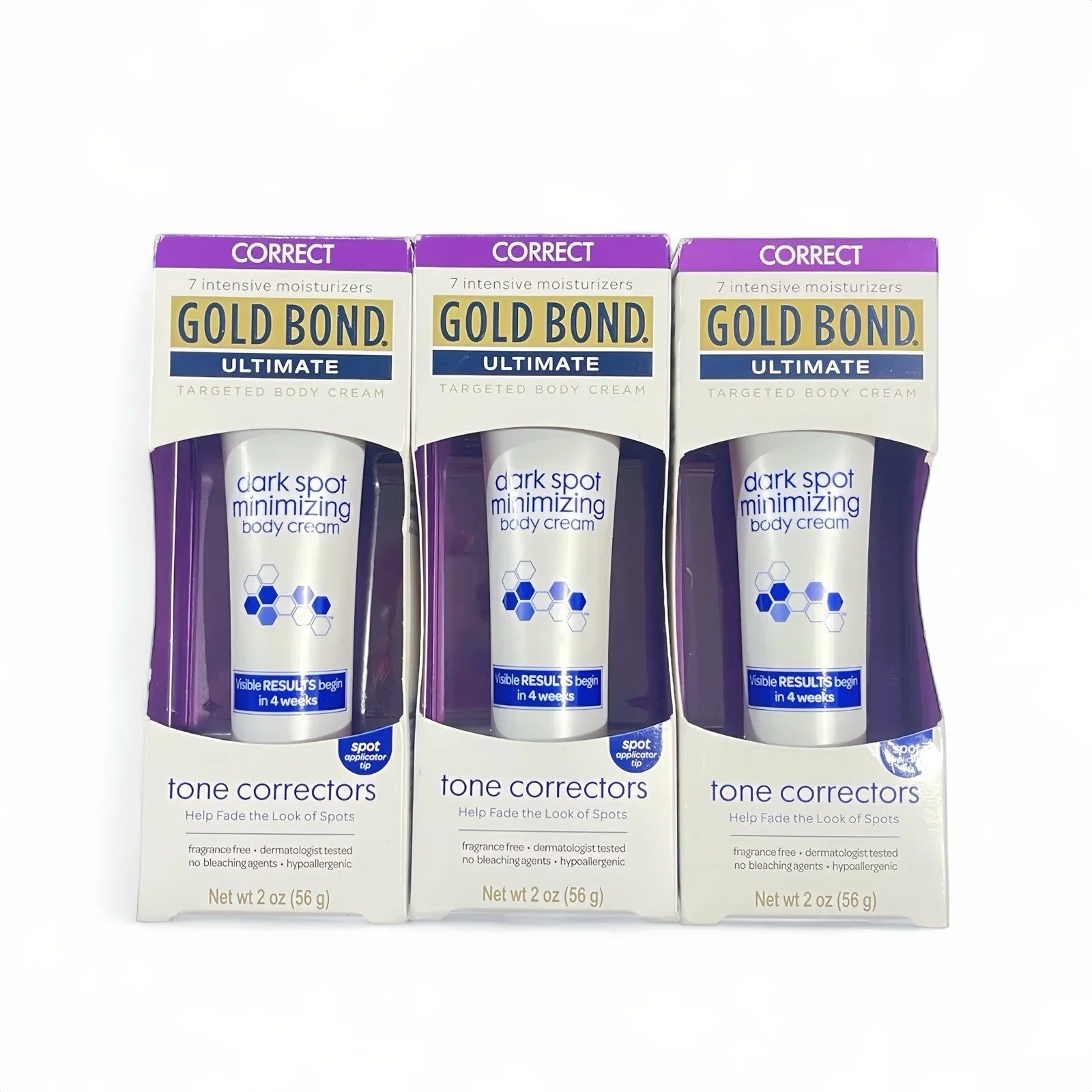 (3) Gold Bond Tone Correctors Dark Spot Minimizing Body Cream 2oz - Trendiez U ♥ 