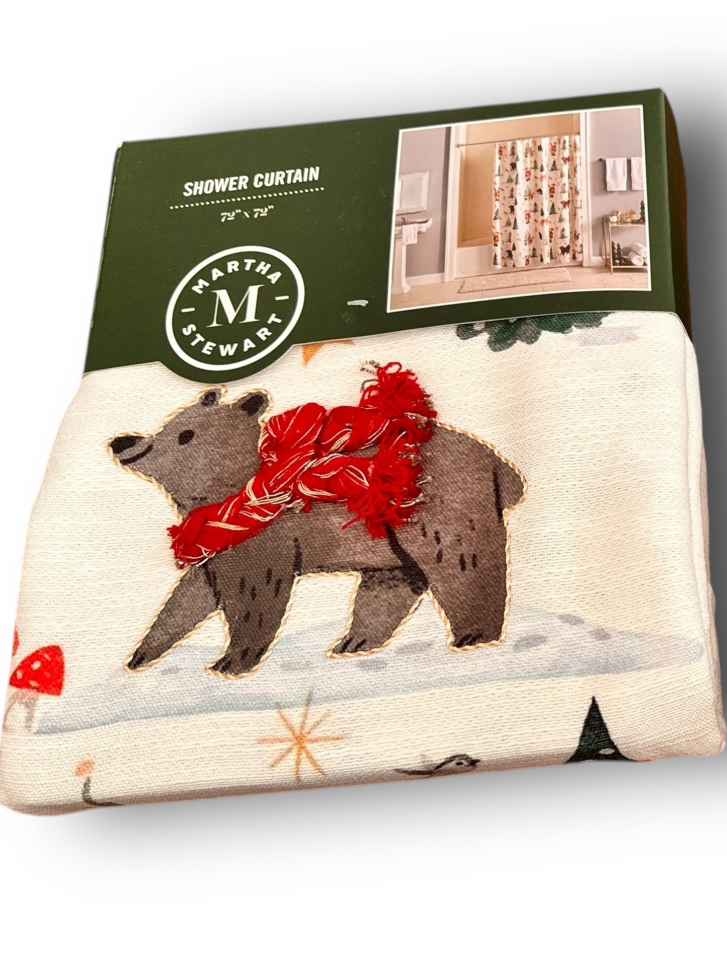 Martha Stewart Christmas Shower Curtain