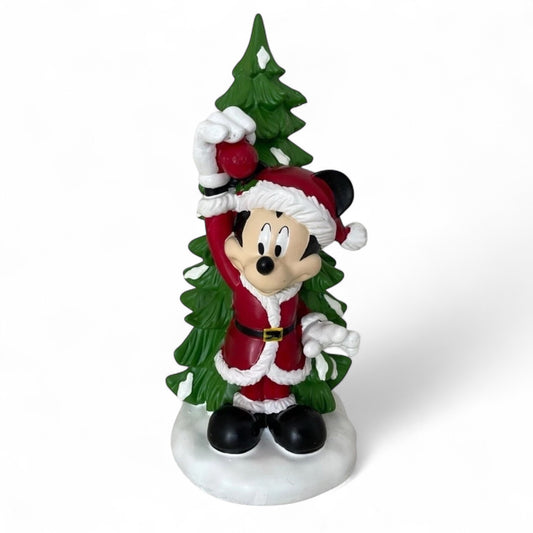 DISNEY Mickey Mouse Statue Christmas Tree Resin Figurine Figure Decor New 13”