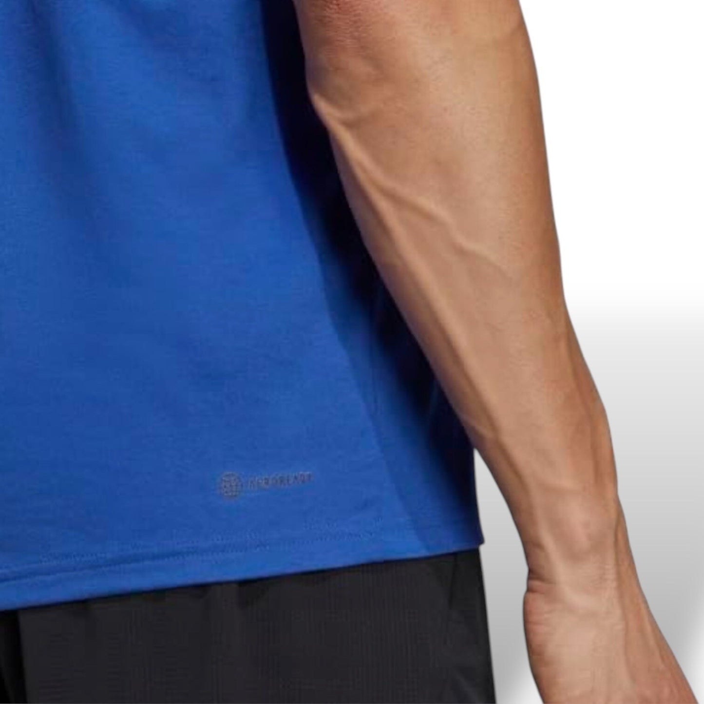 Adidas Aeroready Mens Small Royal Blue/Black Athletic Sports Casual T-Shirt - Trendiez U ♥ 