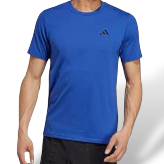 Adidas Aeroready Mens Small Royal Blue/Black Athletic Sports Casual T-Shirt - Trendiez U ♥ 