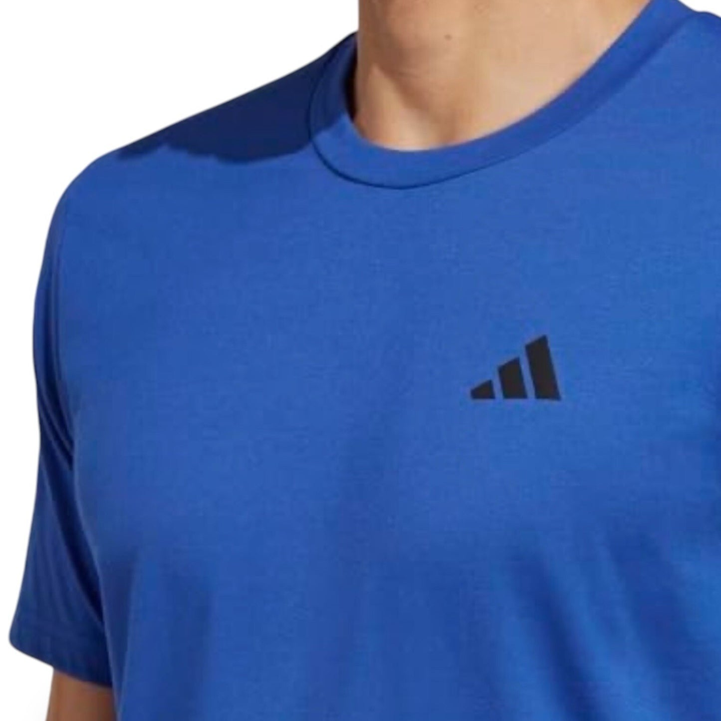 Adidas Aeroready Mens Small Royal Blue/Black Athletic Sports Casual T-Shirt - Trendiez U ♥ 