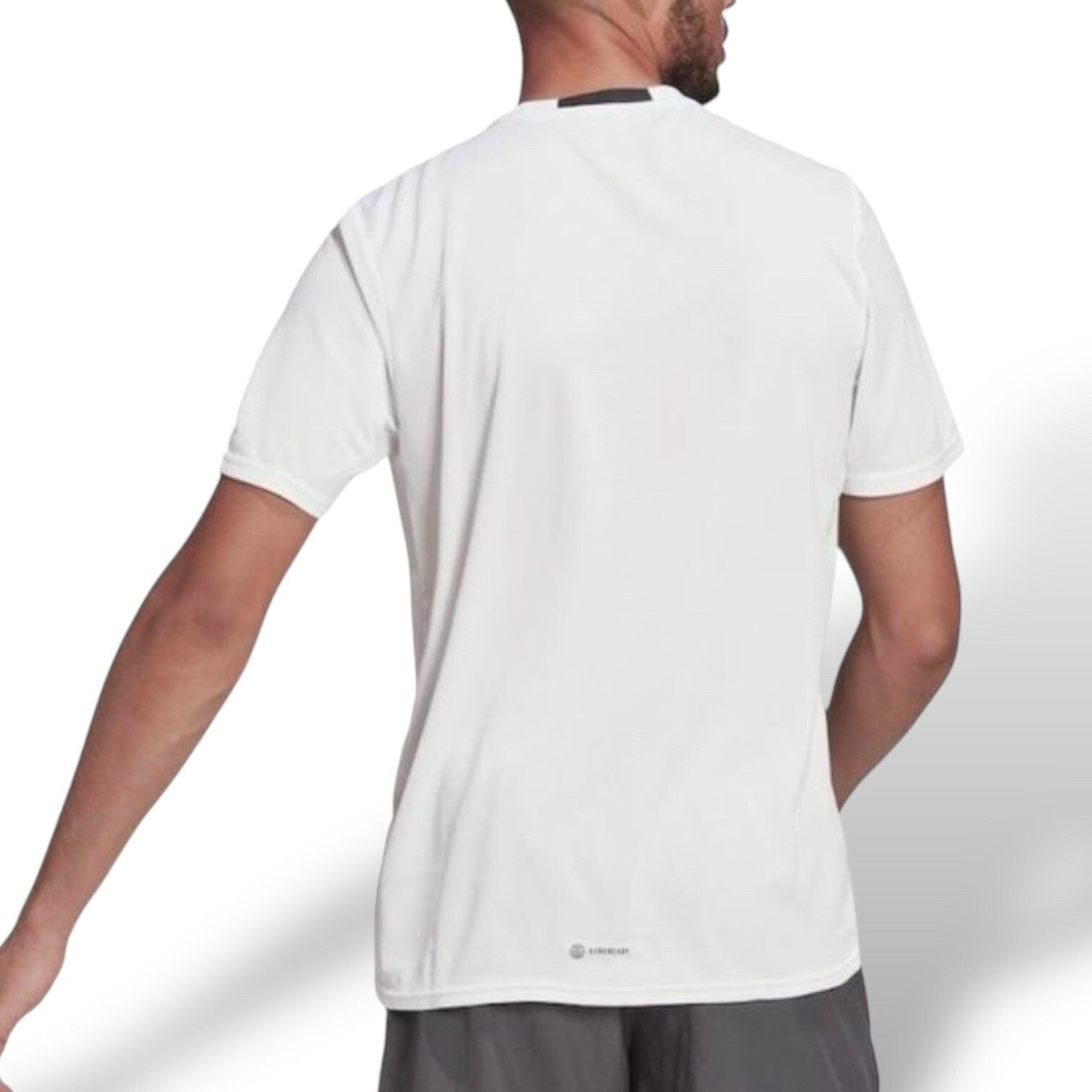Adidas Aeroready White/Black Athletic Sports Feelready T-Shirt - Trendiez U ♥ 