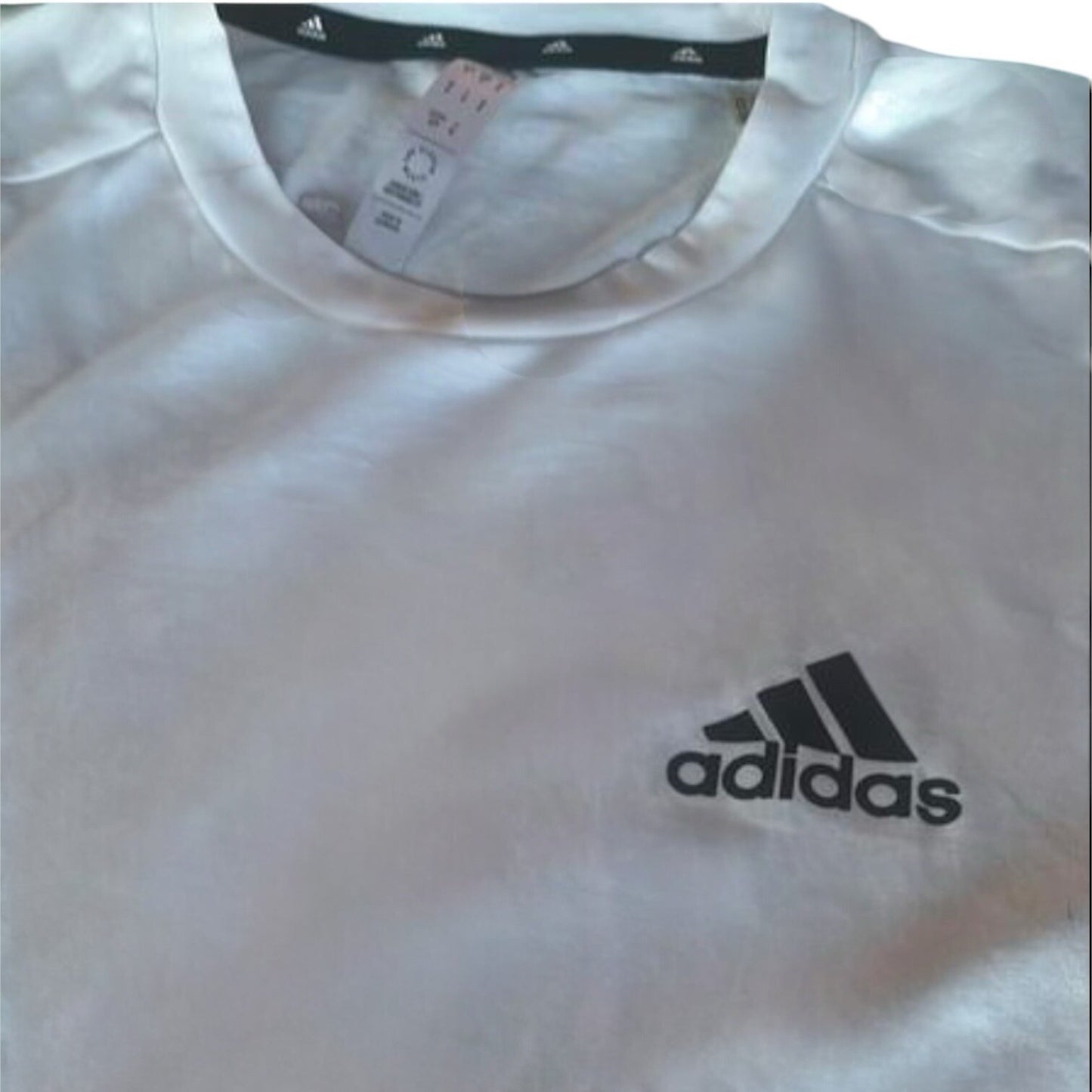 Adidas Aeroready White/Black Athletic Sports Feelready T-Shirt - Trendiez U ♥ 