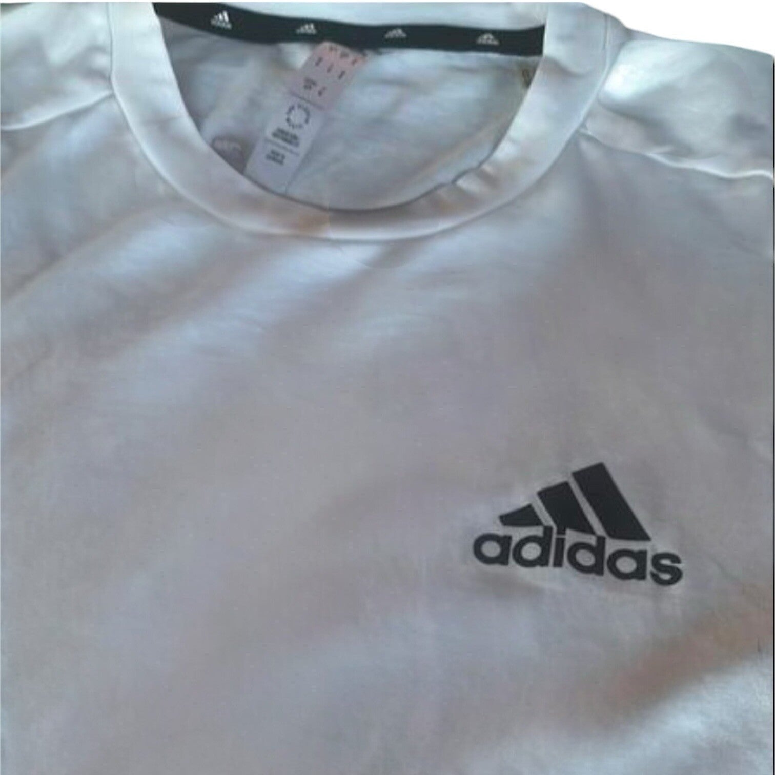 Adidas Aeroready White/Black Athletic Sports Feelready T-Shirt - Trendiez U ♥ 